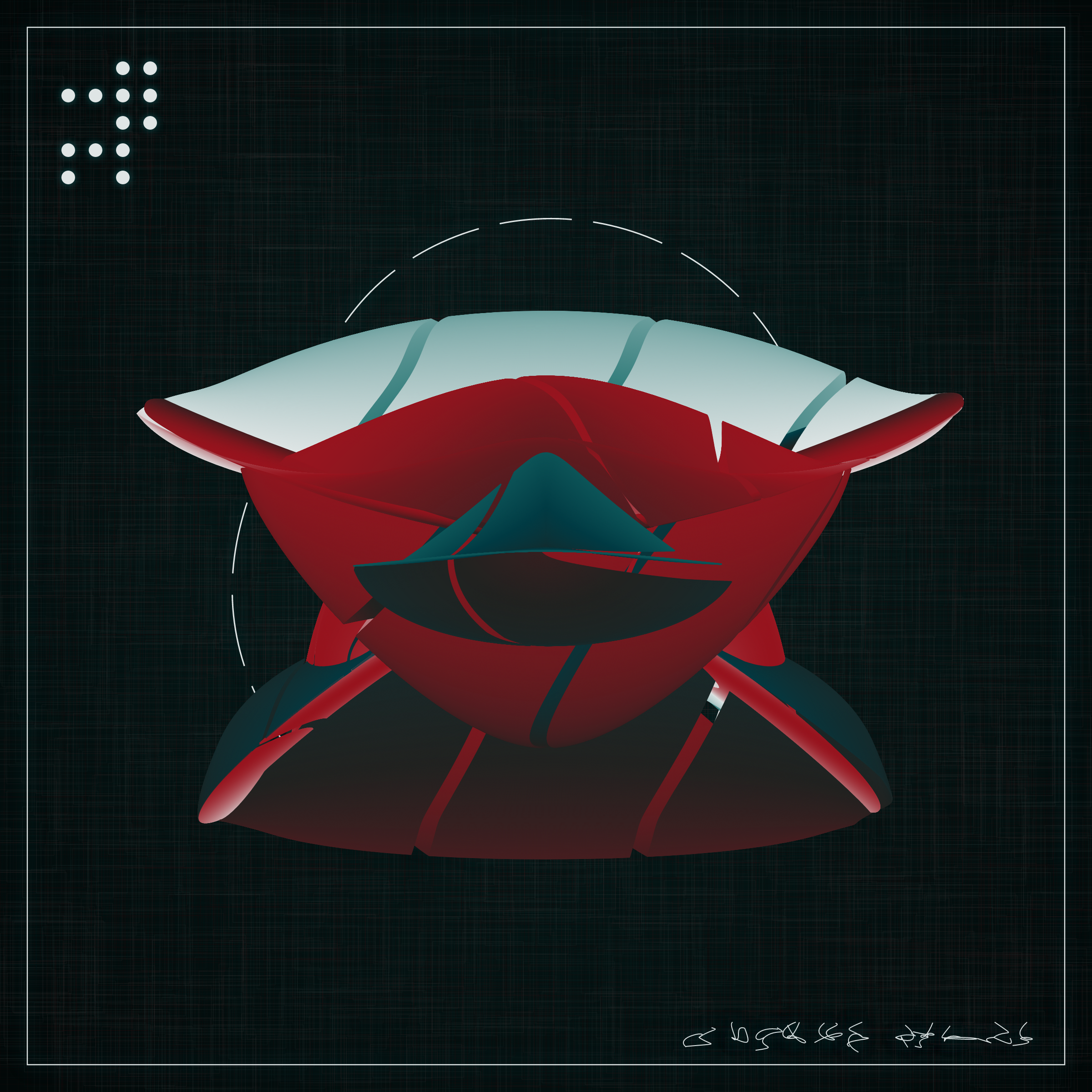 Art Blocks - Art Blocks v2 - Alien Insects #629 - NFT # 137000629