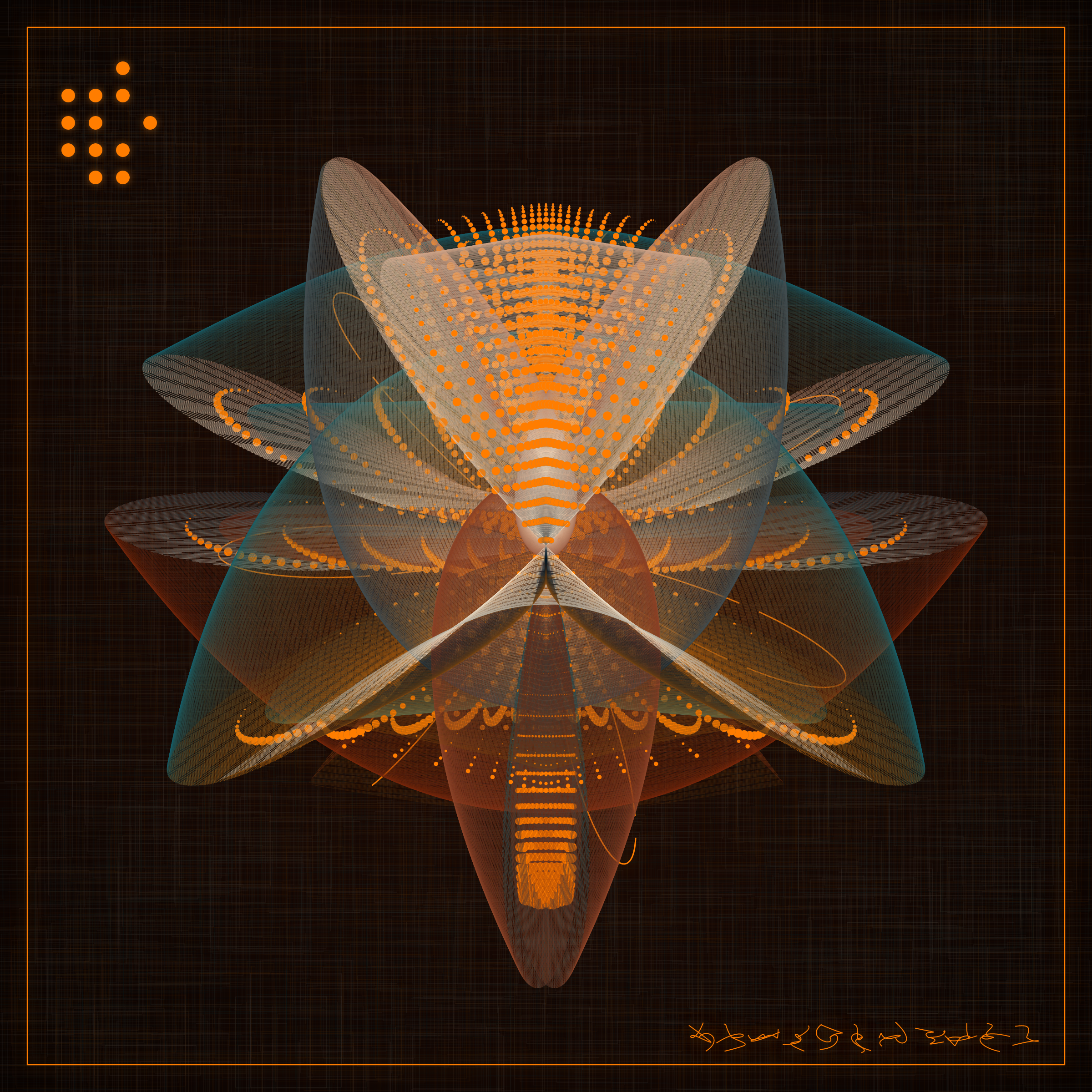 Art Blocks - Art Blocks v2 - Alien Insects #630 - NFT # 137000630