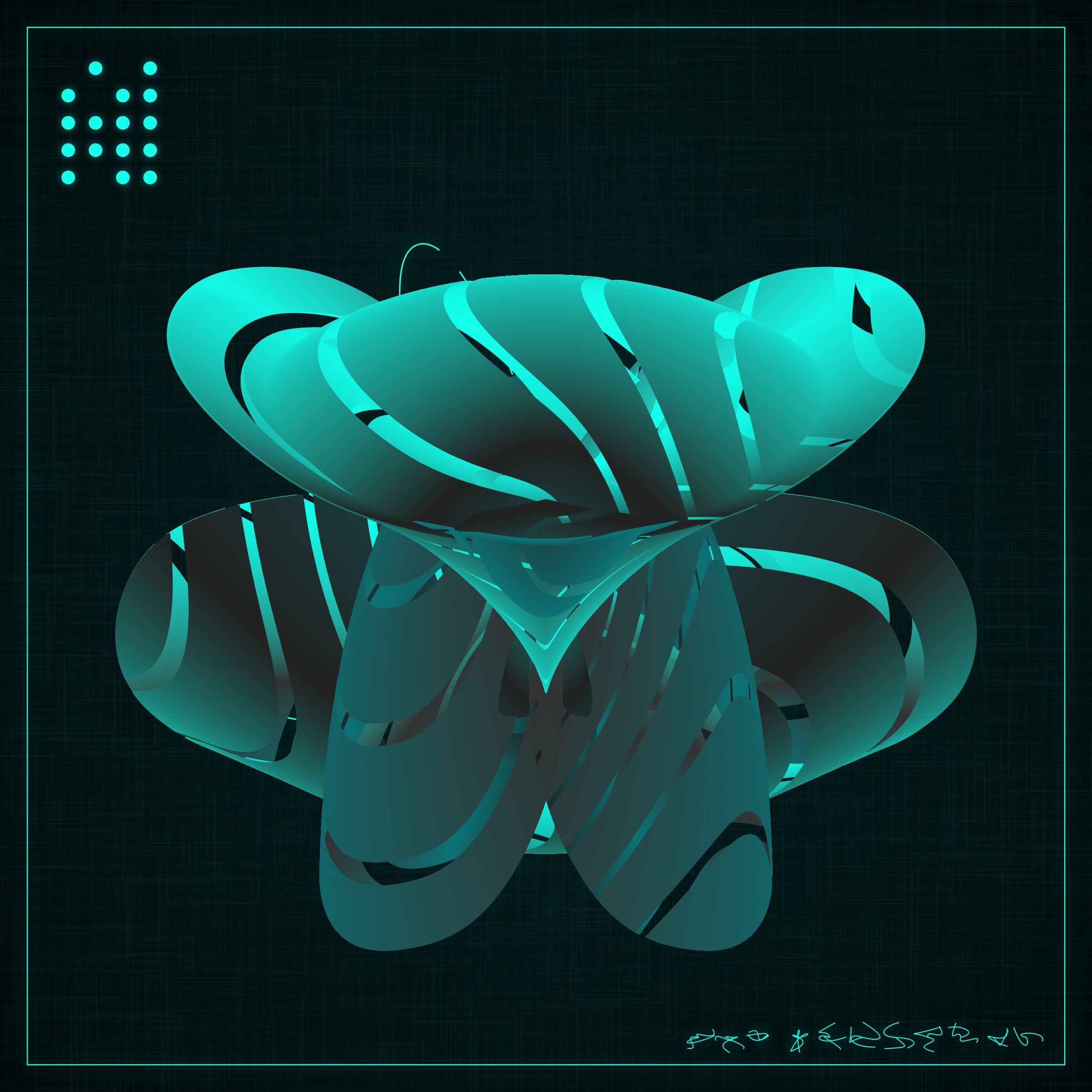 Art Blocks - Art Blocks v2 - Alien Insects #631 - NFT # 137000631