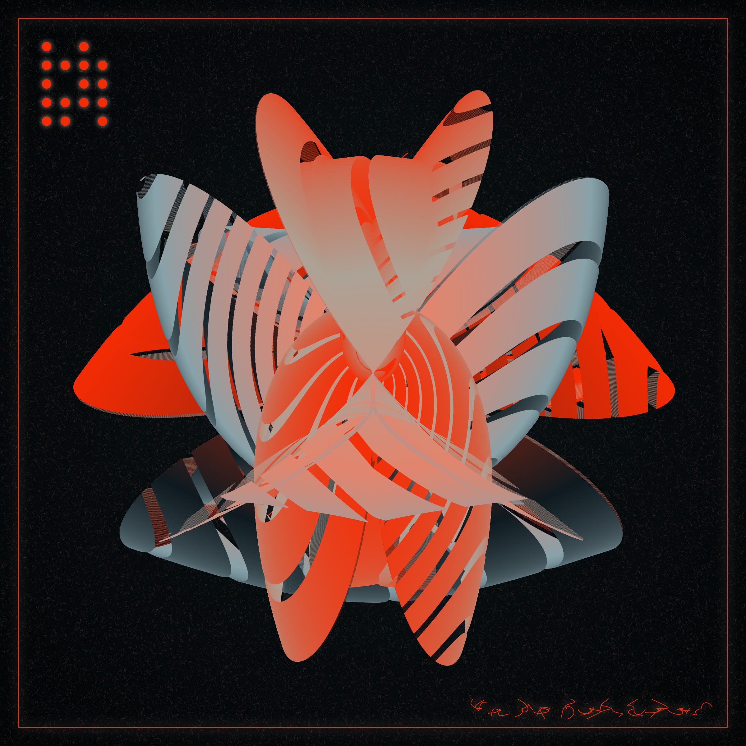 Art Blocks - Art Blocks v2 - Alien Insects #640 - NFT # 137000640