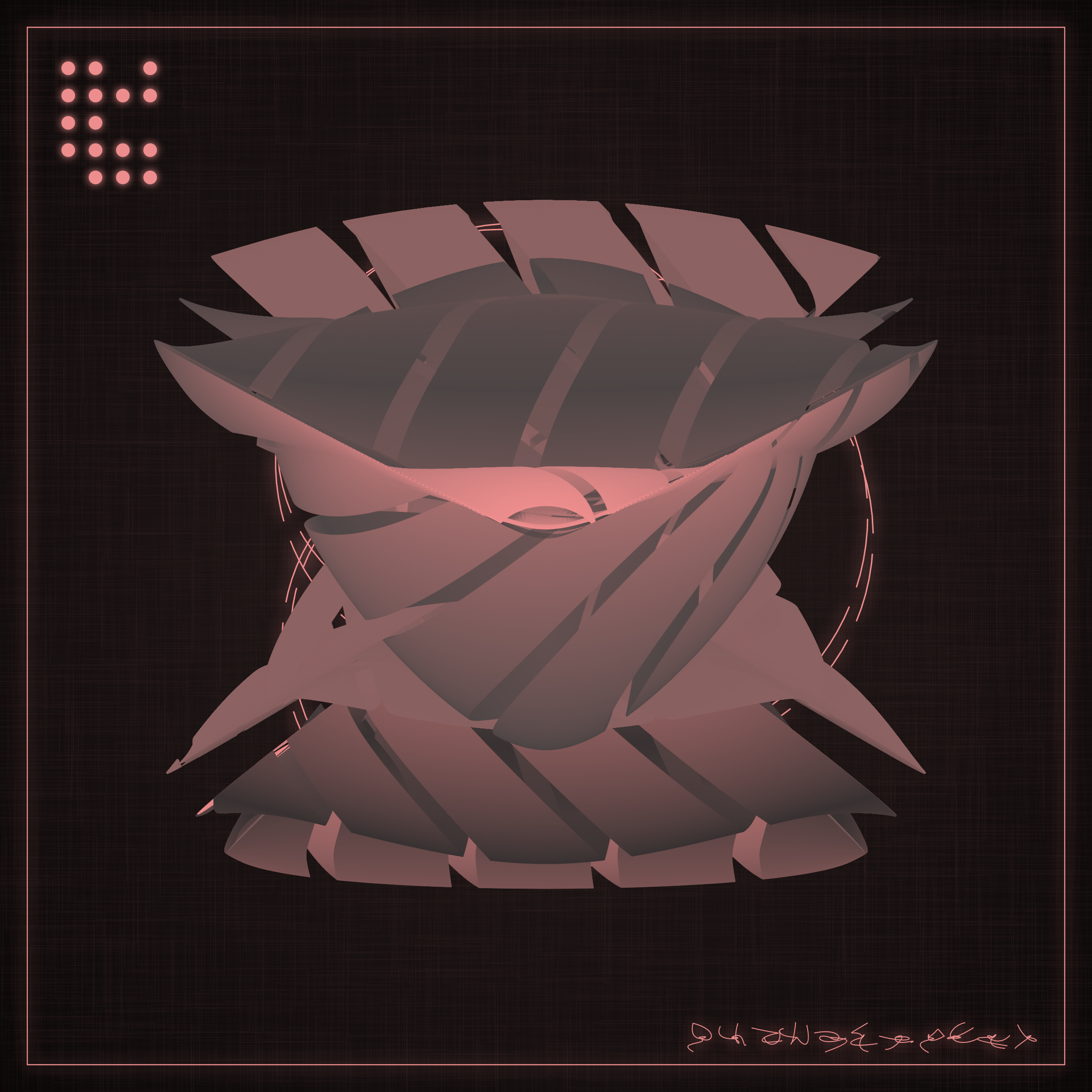 Art Blocks - Art Blocks v2 - Alien Insects #647 - NFT # 137000647