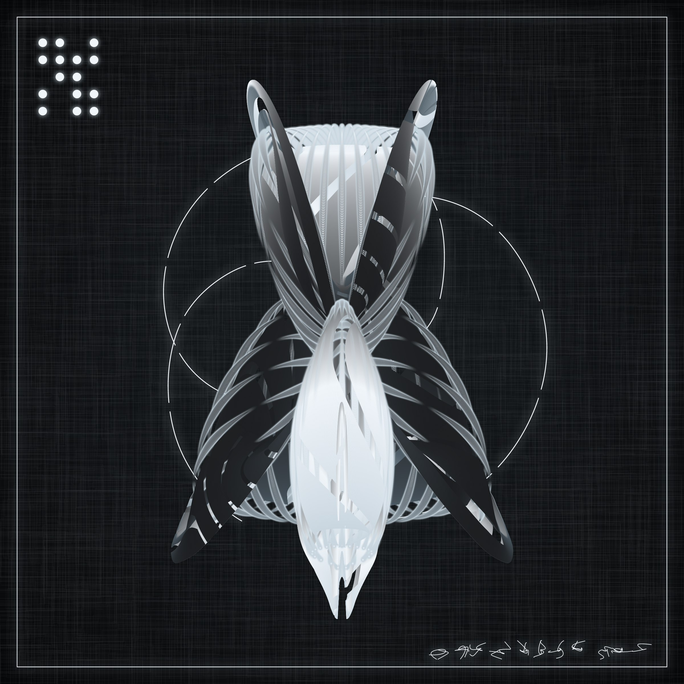 Art Blocks - Art Blocks v2 - Alien Insects #651 - NFT # 137000651