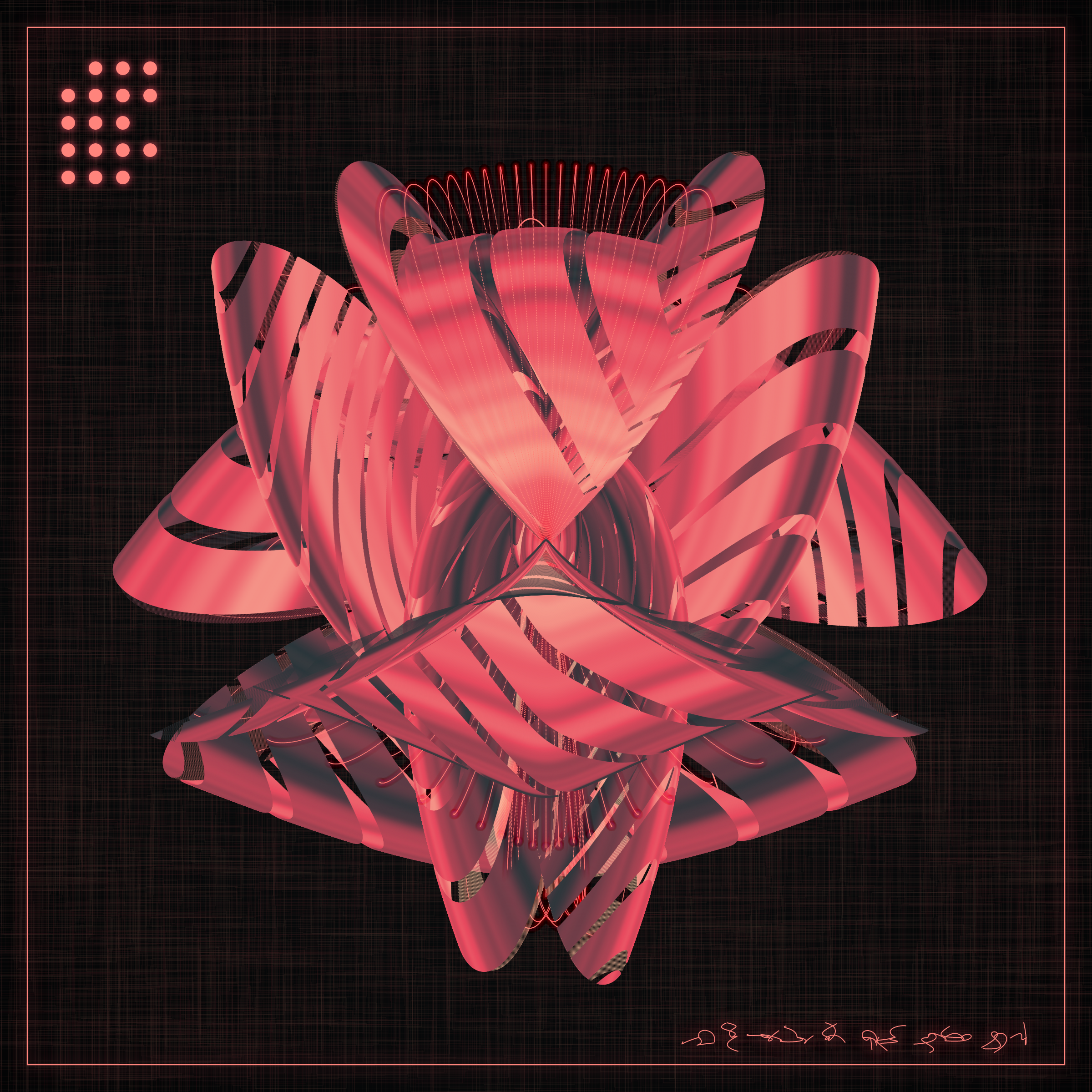 Art Blocks - Art Blocks v2 - Alien Insects #653 - NFT # 137000653