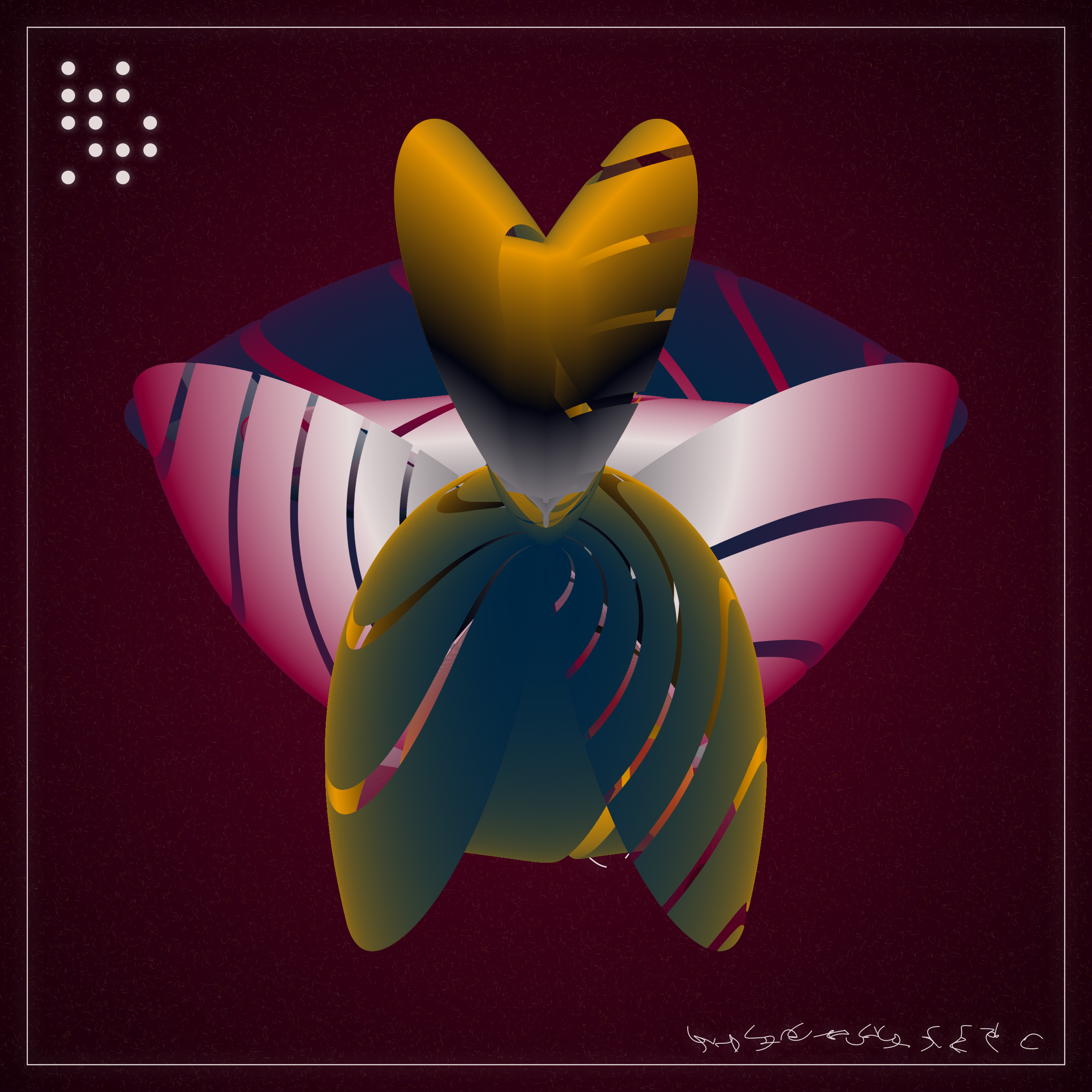 Art Blocks - Art Blocks v2 - Alien Insects #659 - NFT # 137000659