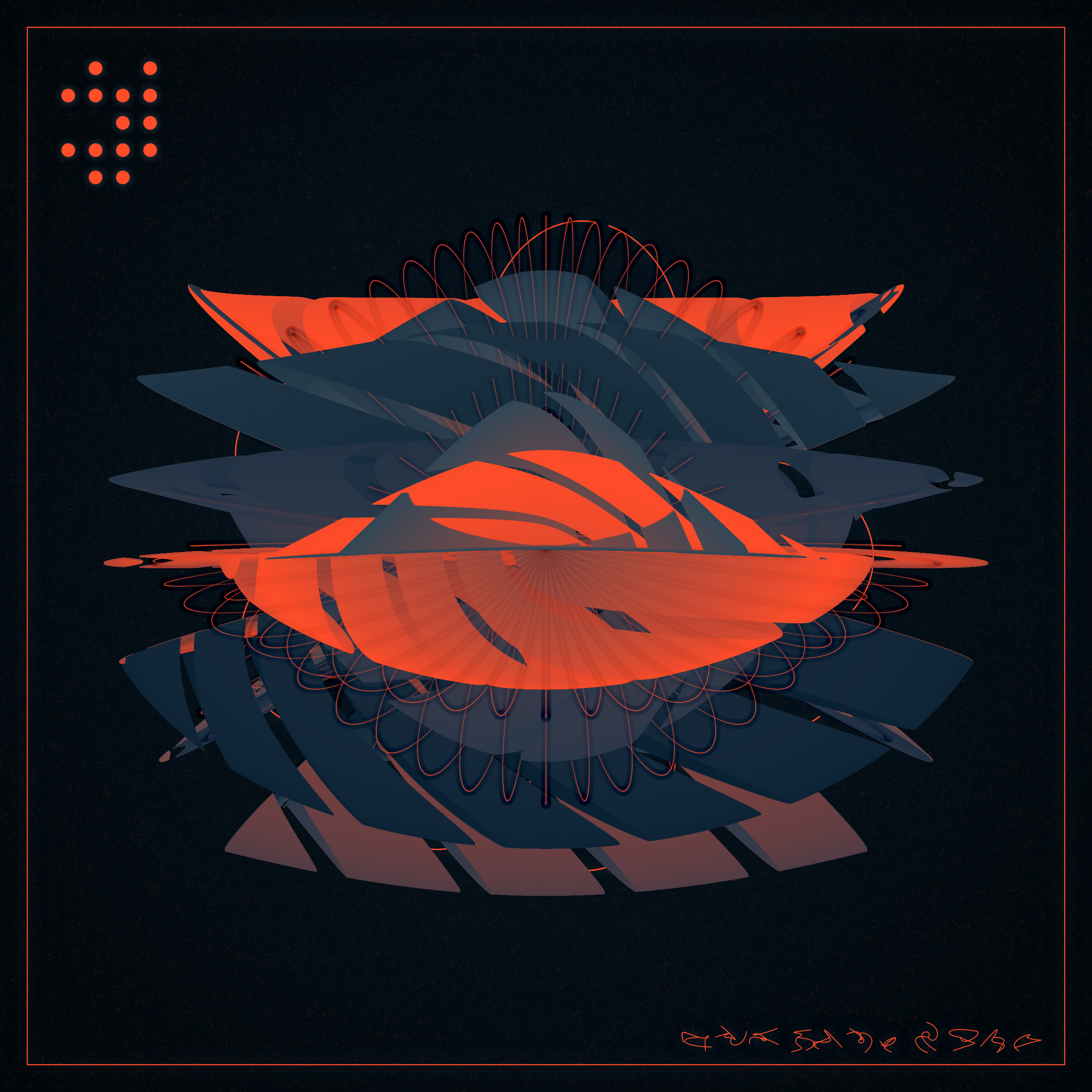 Art Blocks - Art Blocks v2 - Alien Insects #660 - NFT # 137000660