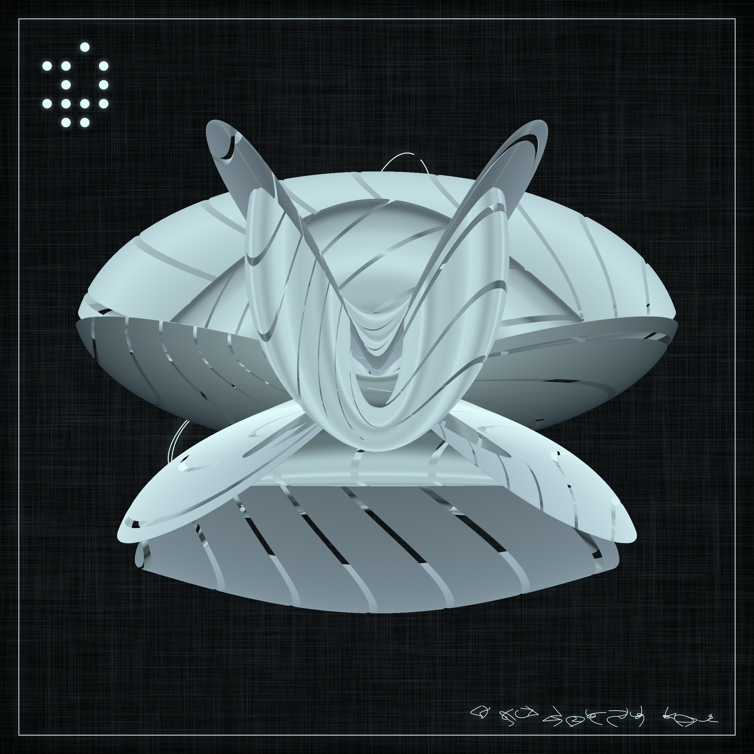 Art Blocks - Art Blocks v2 - Alien Insects #674 - NFT # 137000674