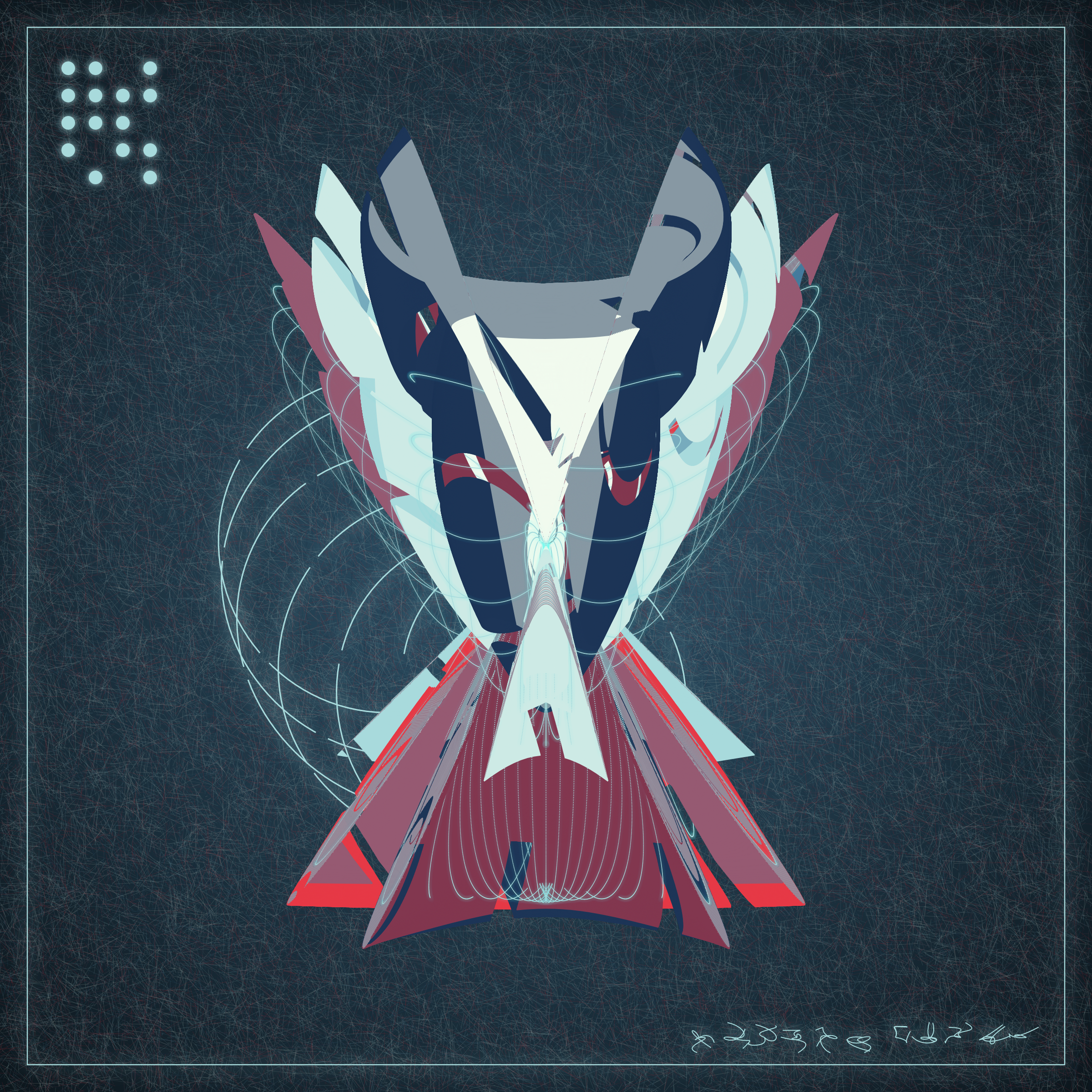 Art Blocks - Art Blocks v2 - Alien Insects #678 - NFT # 137000678