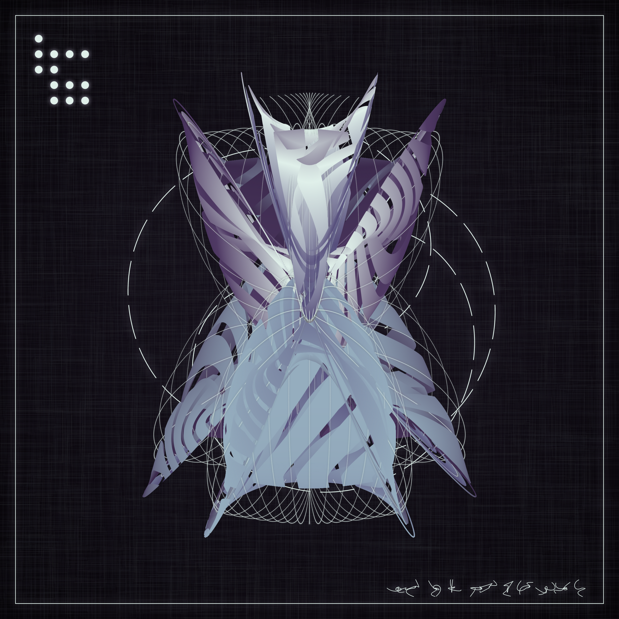 Art Blocks - Art Blocks v2 - Alien Insects #679 - NFT # 137000679