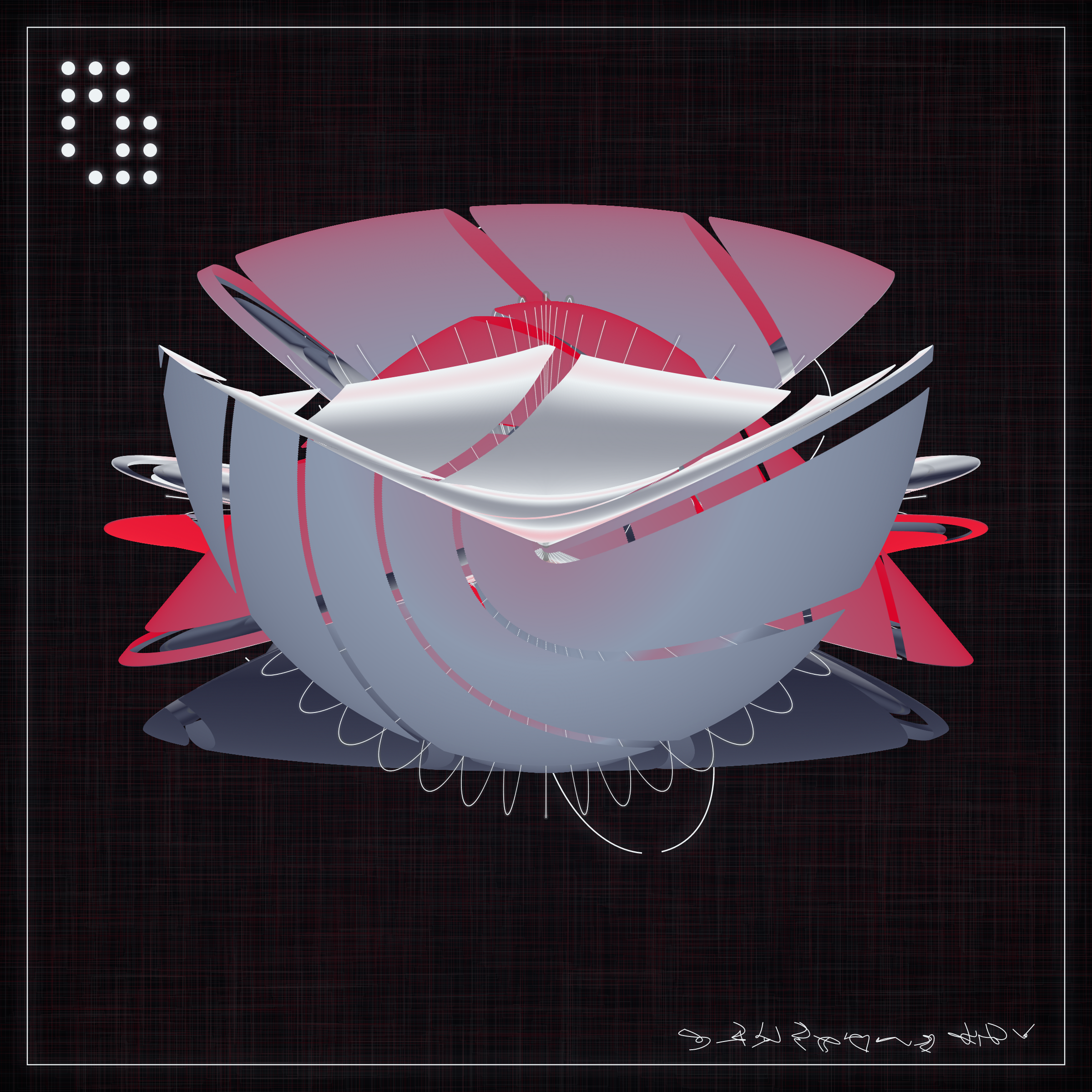 Art Blocks - Art Blocks v2 - Alien Insects #684 - NFT # 137000684