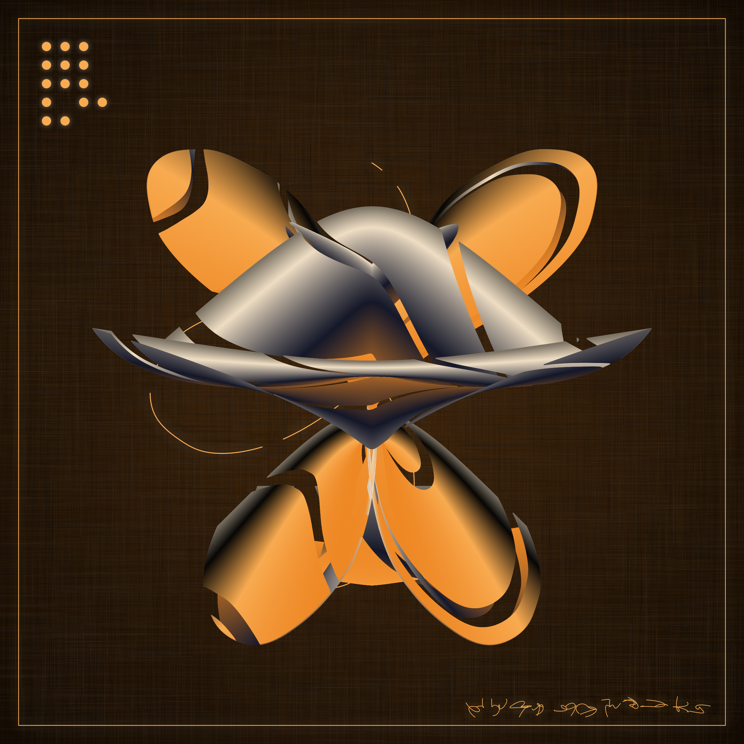 Art Blocks - Art Blocks v2 - Alien Insects #685 - NFT # 137000685