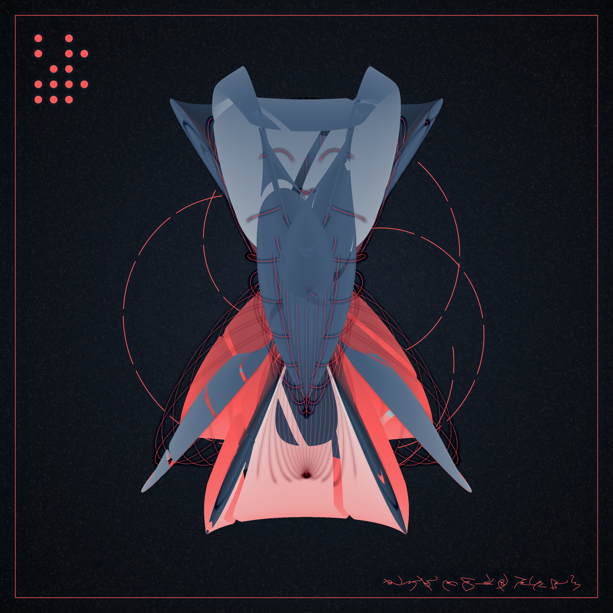 Art Blocks - Art Blocks v2 - Alien Insects #689 - NFT # 137000689