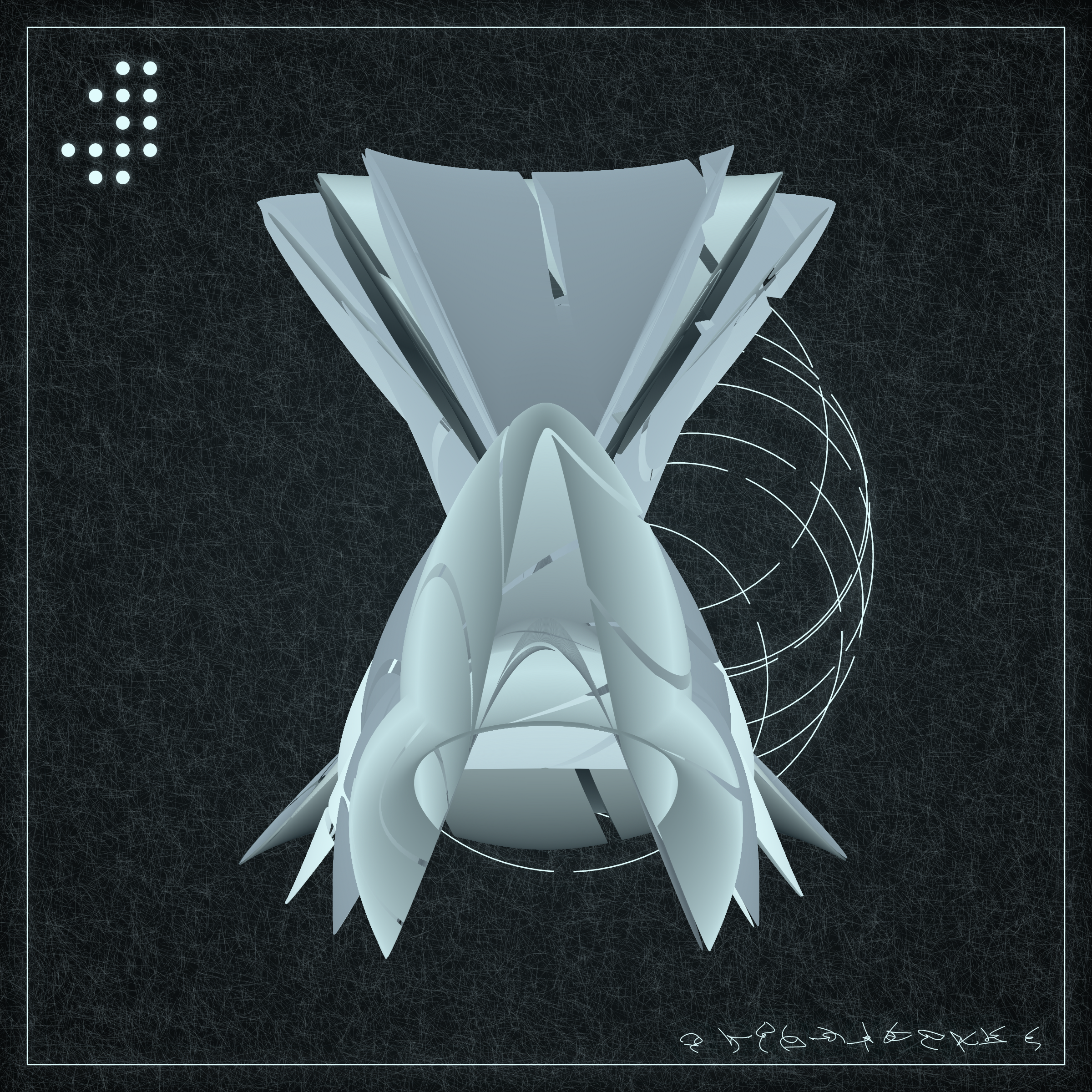 Art Blocks - Art Blocks v2 - Alien Insects #690 - NFT # 137000690