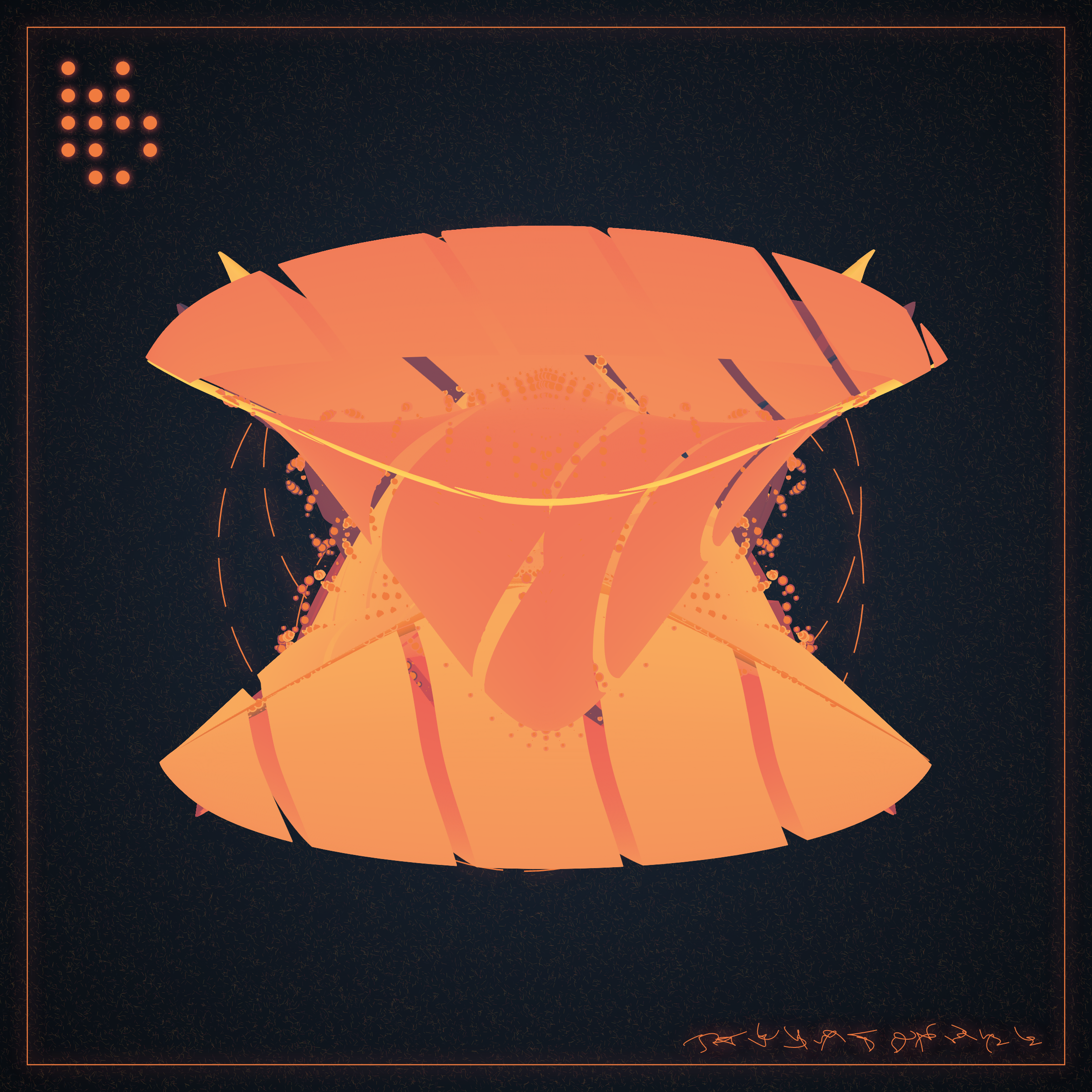 Art Blocks - Art Blocks v2 - Alien Insects #692 - NFT # 137000692