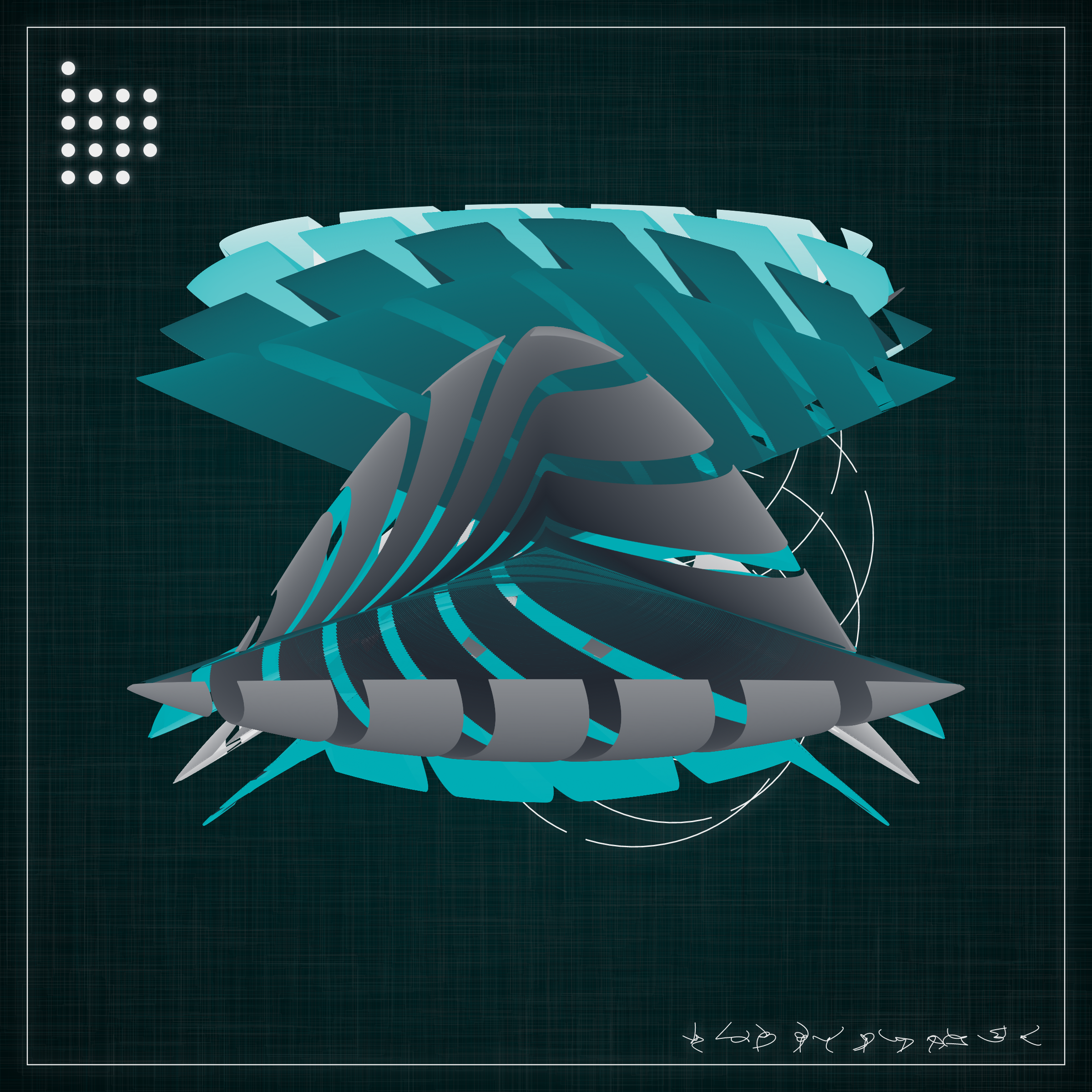 Art Blocks - Art Blocks v2 - Alien Insects #693 - NFT # 137000693