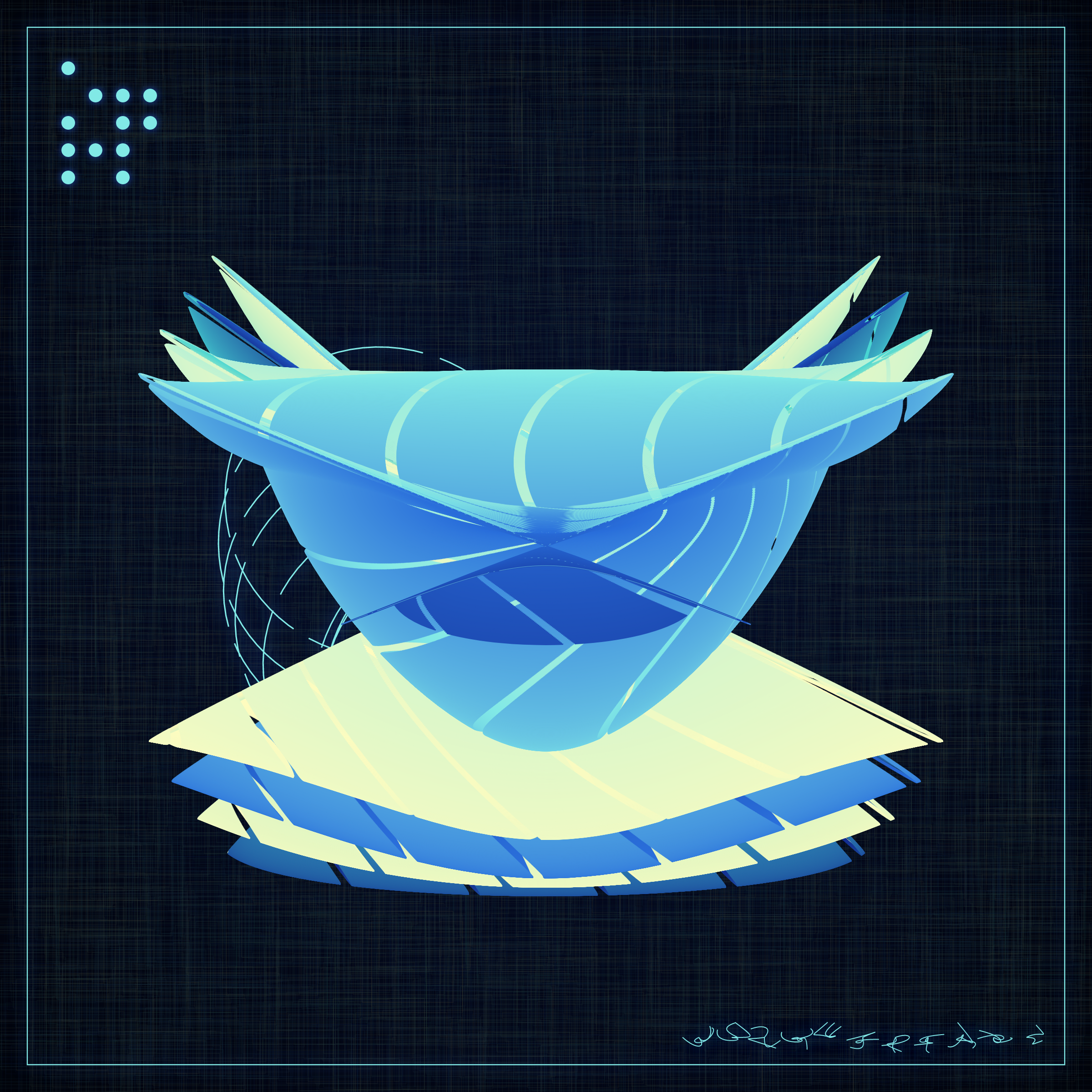 Art Blocks - Art Blocks v2 - Alien Insects #697 - NFT # 137000697