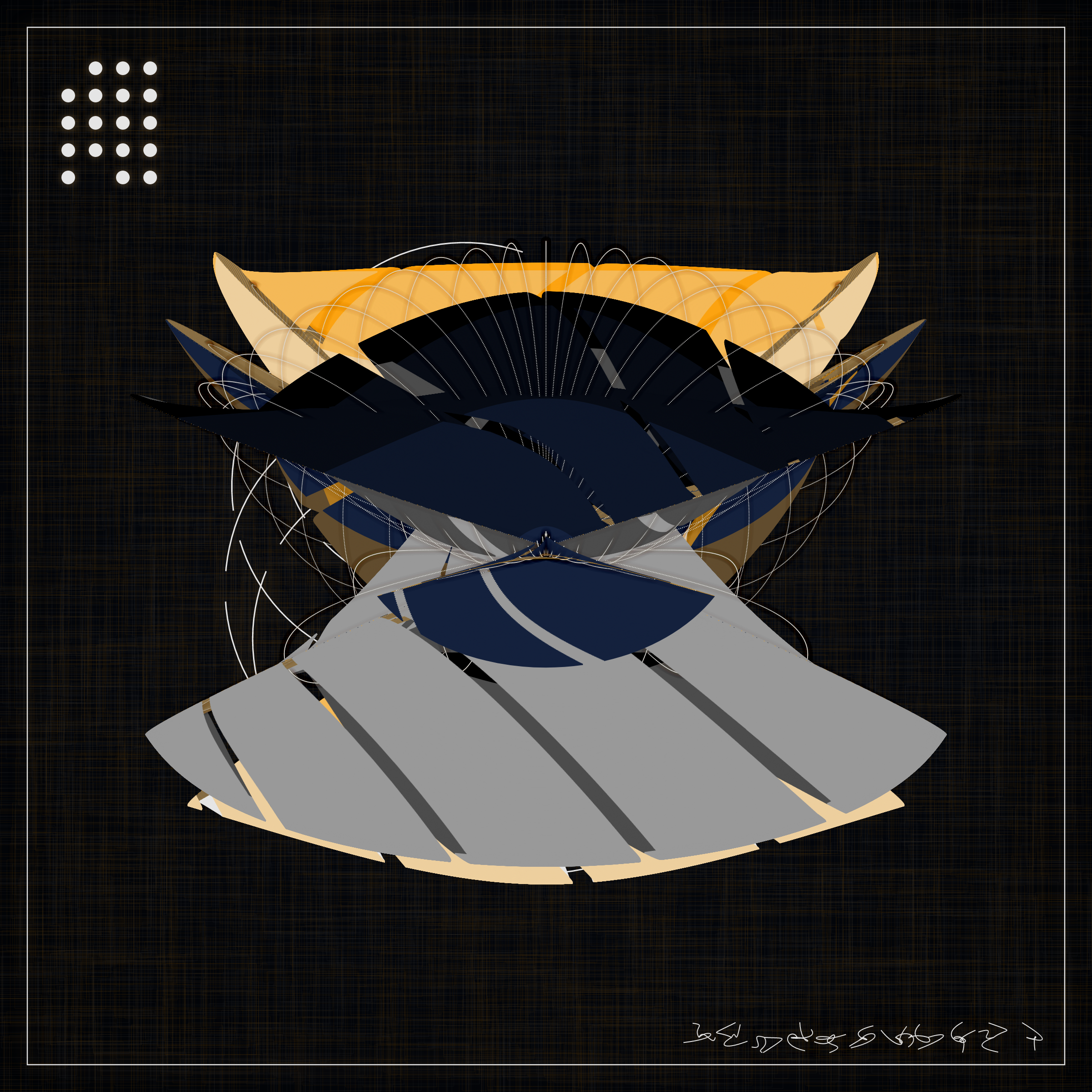 Art Blocks - Art Blocks v2 - Alien Insects #702 - NFT # 137000702