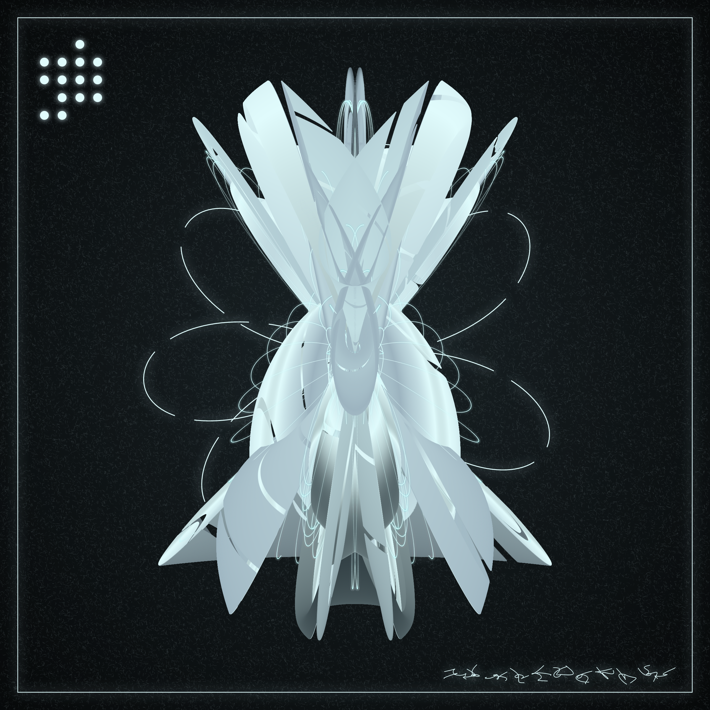 Art Blocks - Art Blocks v2 - Alien Insects #703 - NFT # 137000703