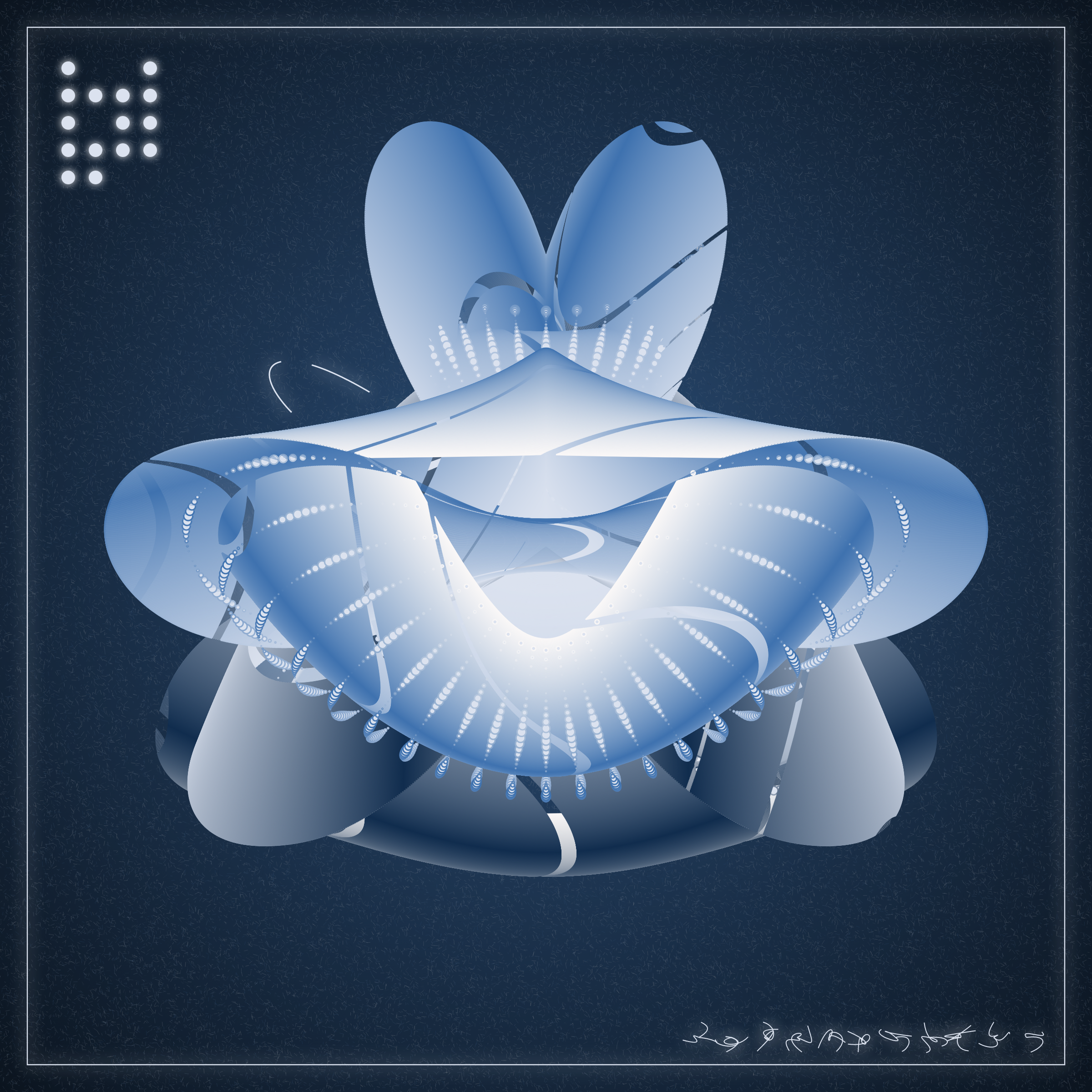 Art Blocks - Art Blocks v2 - Alien Insects #718 - NFT # 137000718