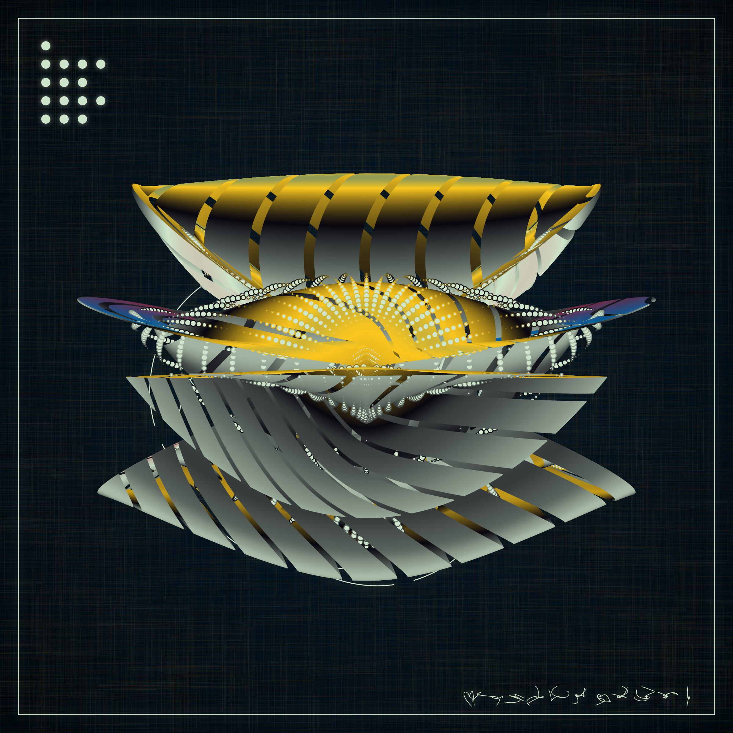 Art Blocks - Art Blocks v2 - Alien Insects #720 - NFT # 137000720