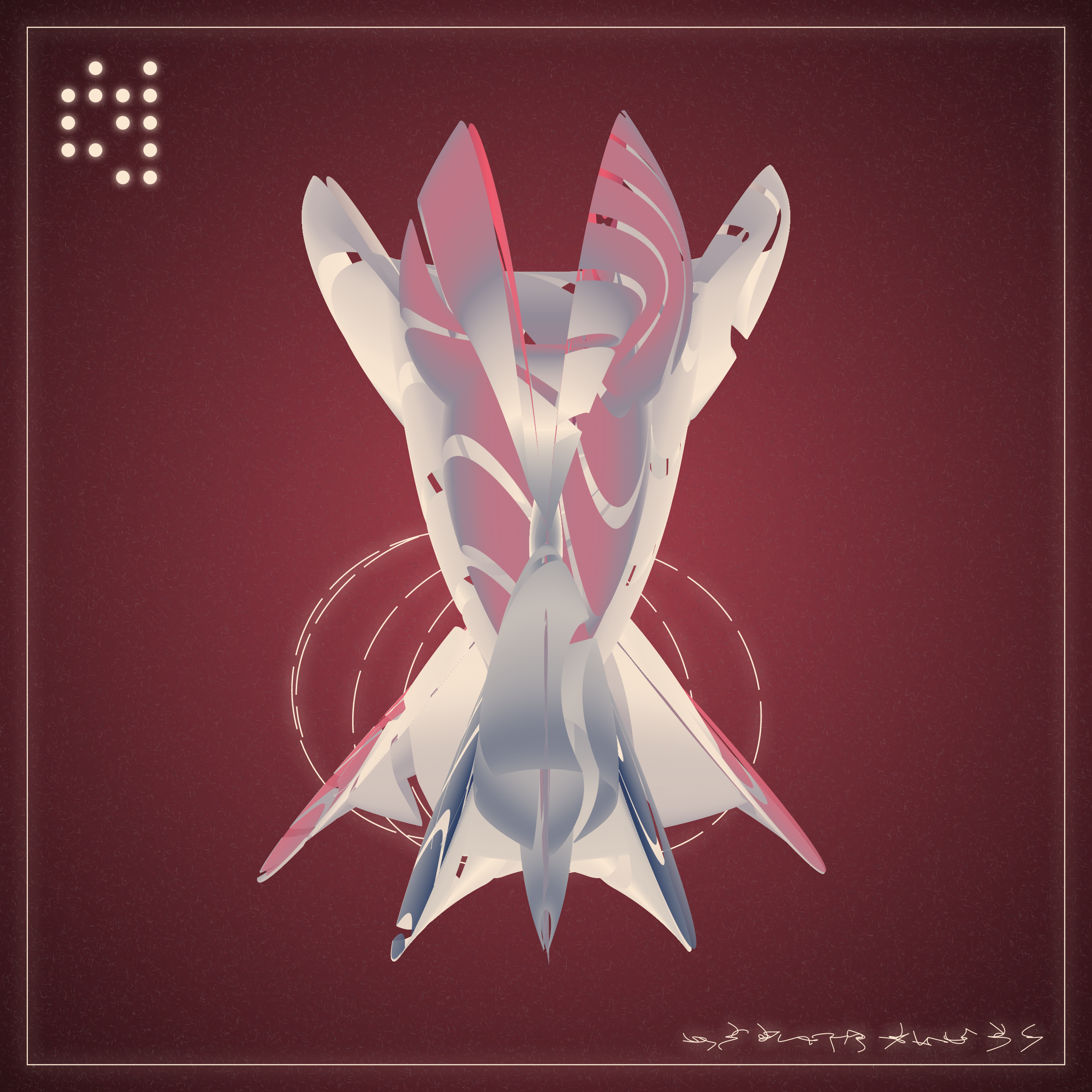 Art Blocks - Art Blocks v2 - Alien Insects #721 - NFT # 137000721