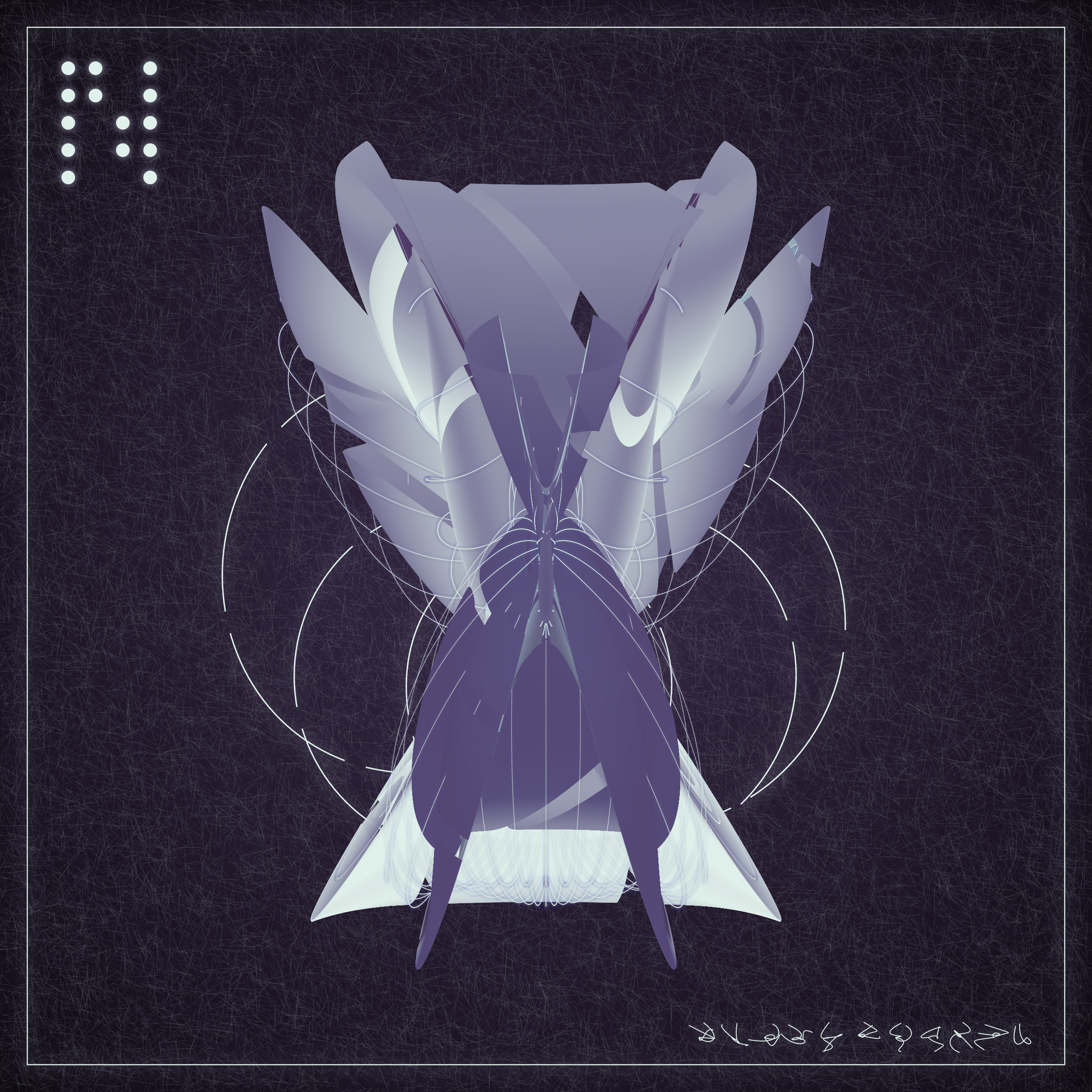 Art Blocks - Art Blocks v2 - Alien Insects #735 - NFT # 137000735