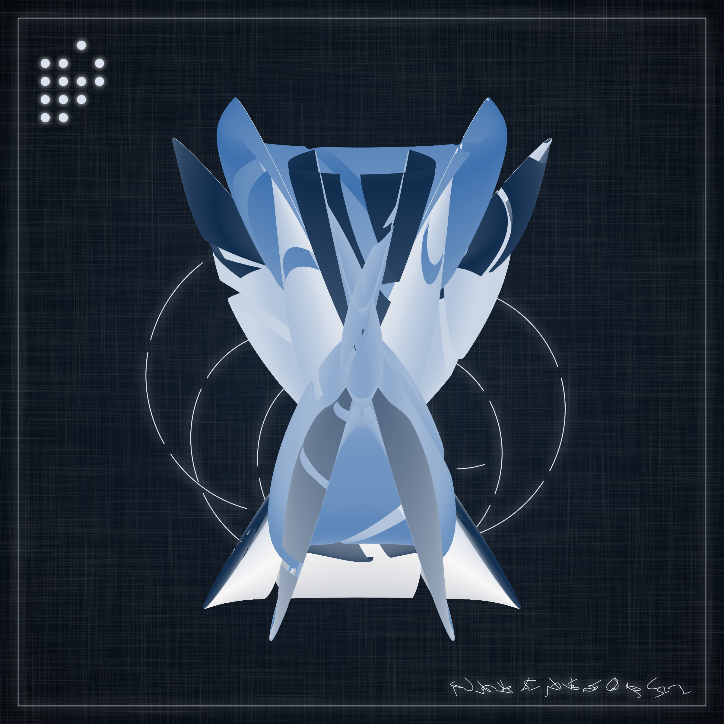 Art Blocks - Art Blocks v2 - Alien Insects #741 - NFT # 137000741