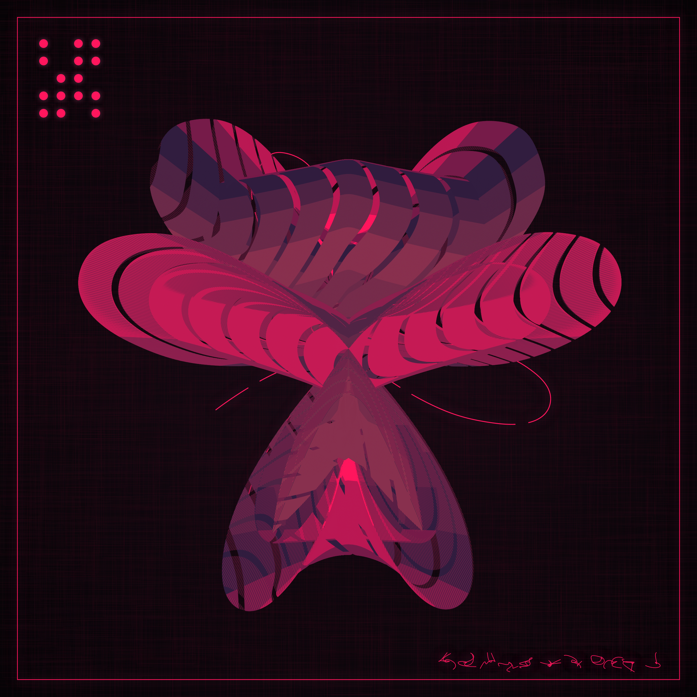 Art Blocks - Art Blocks v2 - Alien Insects #746 - NFT # 137000746