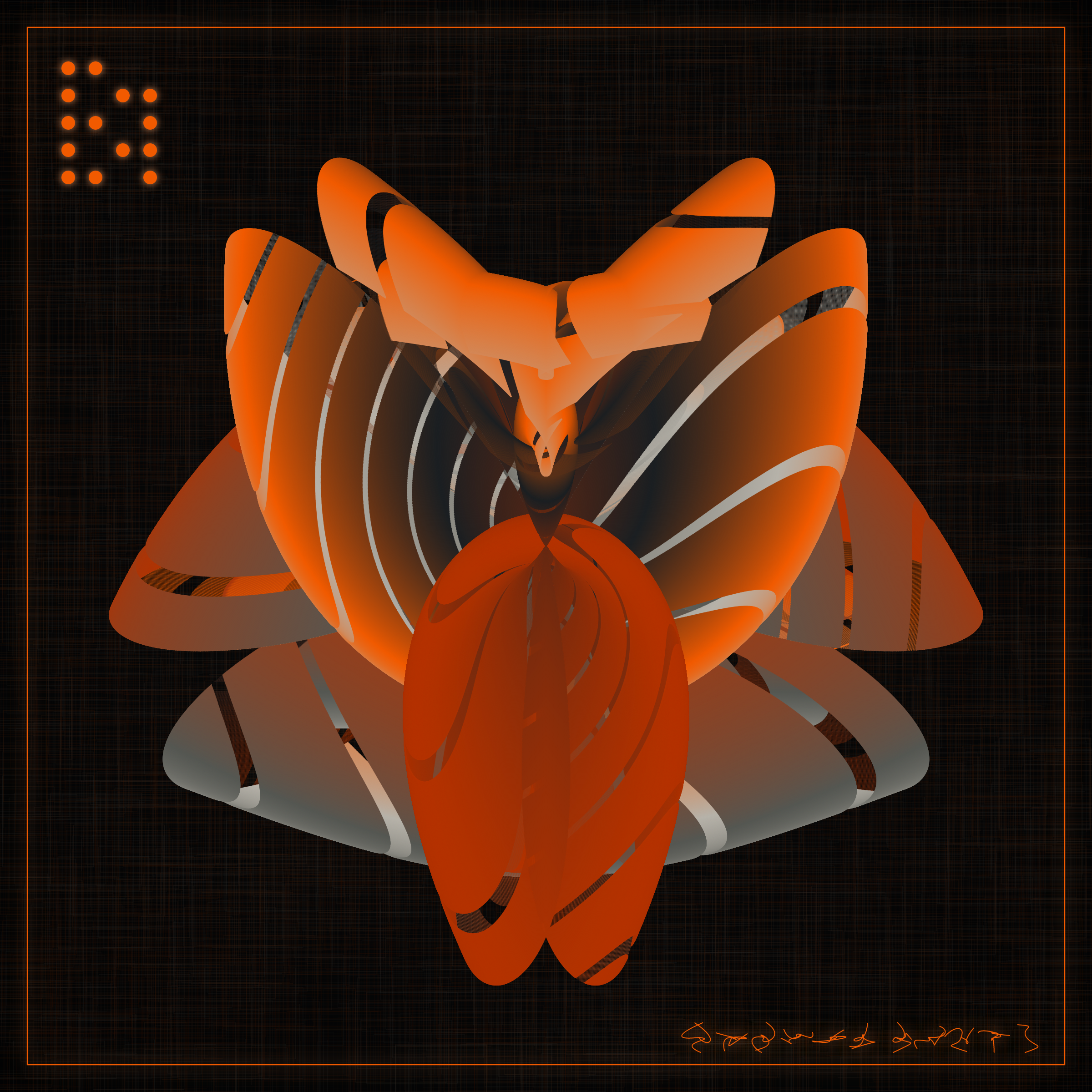 Art Blocks - Art Blocks v2 - Alien Insects #747 - NFT # 137000747