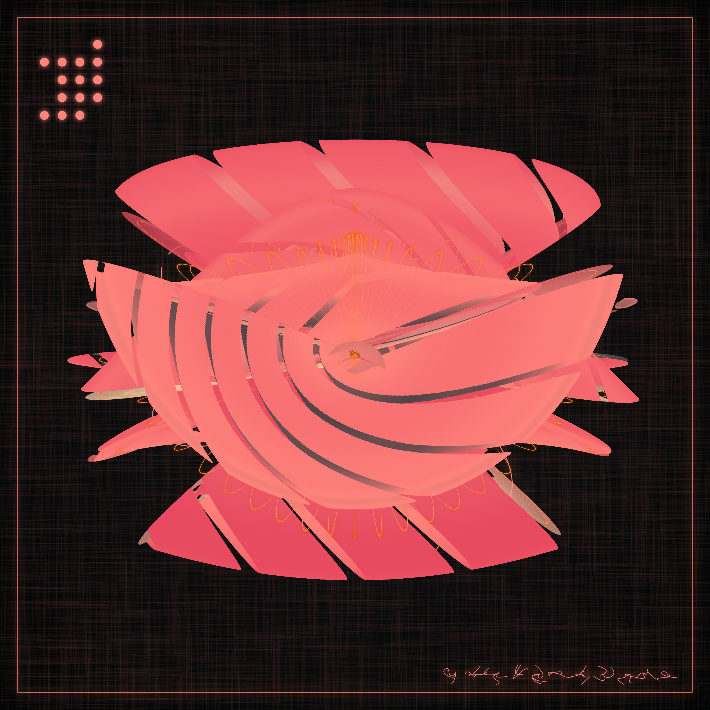 Art Blocks - Art Blocks v2 - Alien Insects #751 - NFT # 137000751