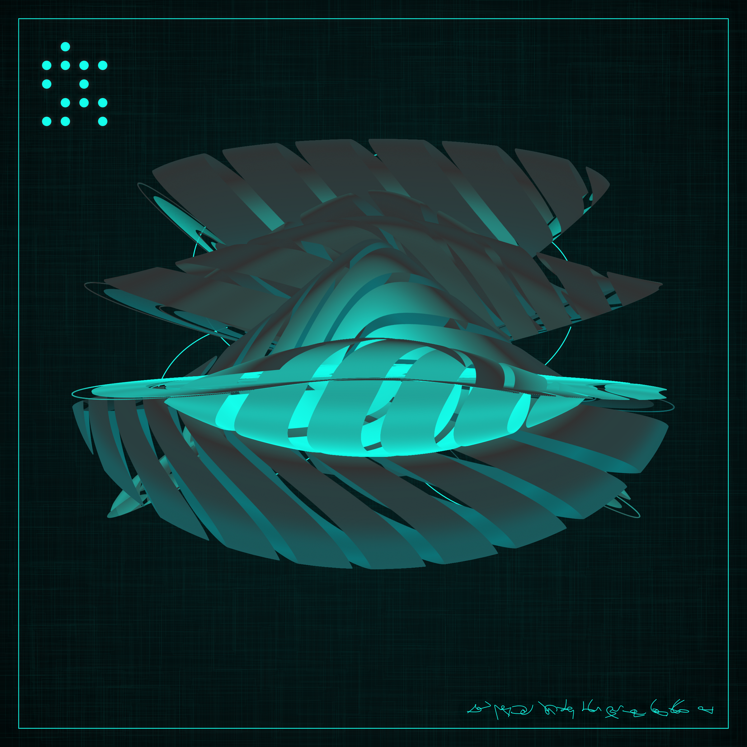 Art Blocks - Art Blocks v2 - Alien Insects #752 - NFT # 137000752