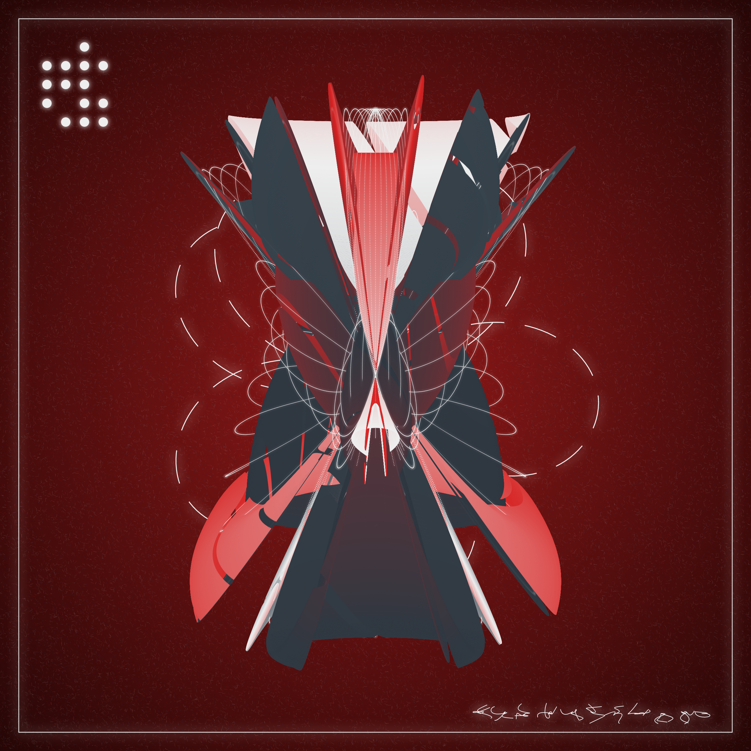 Art Blocks - Art Blocks v2 - Alien Insects #755 - NFT # 137000755