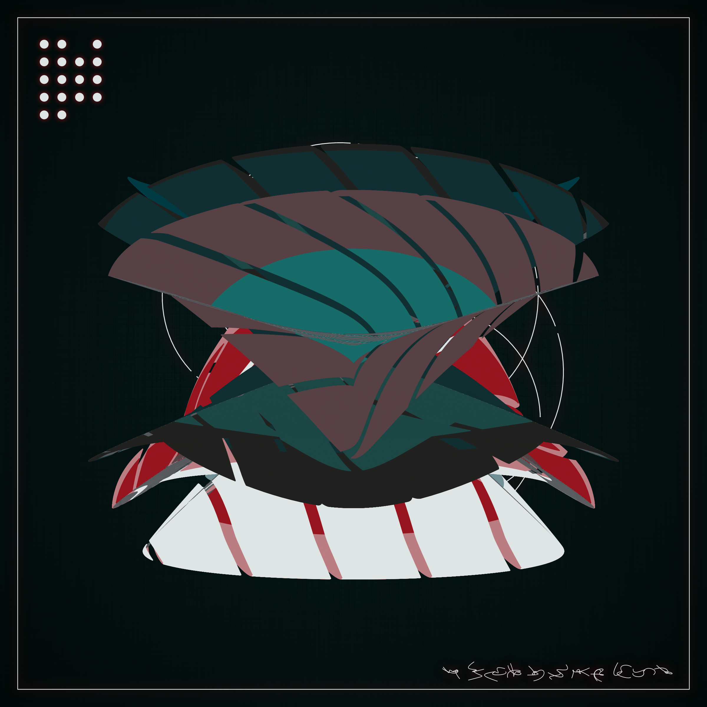 Art Blocks - Art Blocks v2 - Alien Insects #760 - NFT # 137000760