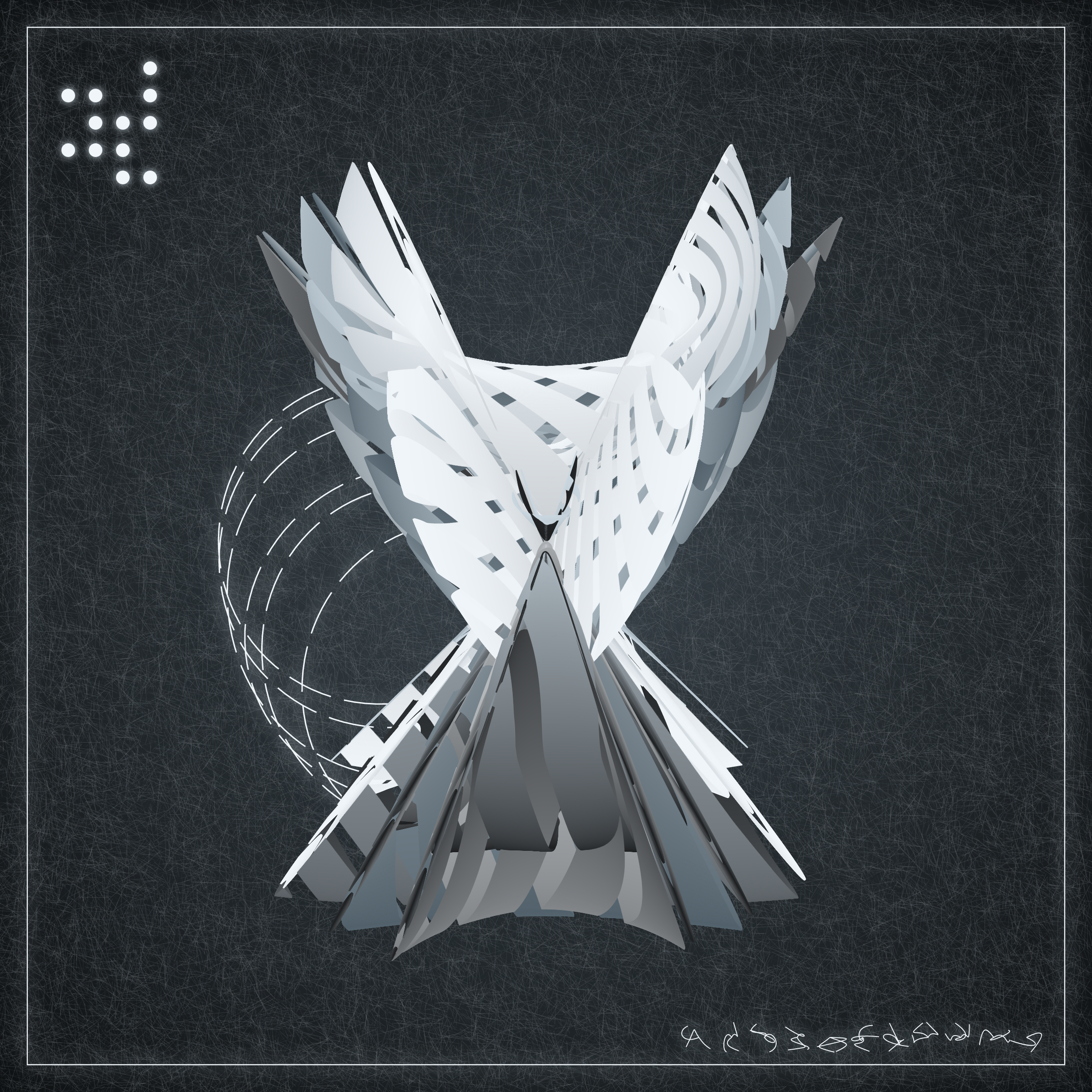 Art Blocks - Art Blocks v2 - Alien Insects #762 - NFT # 137000762