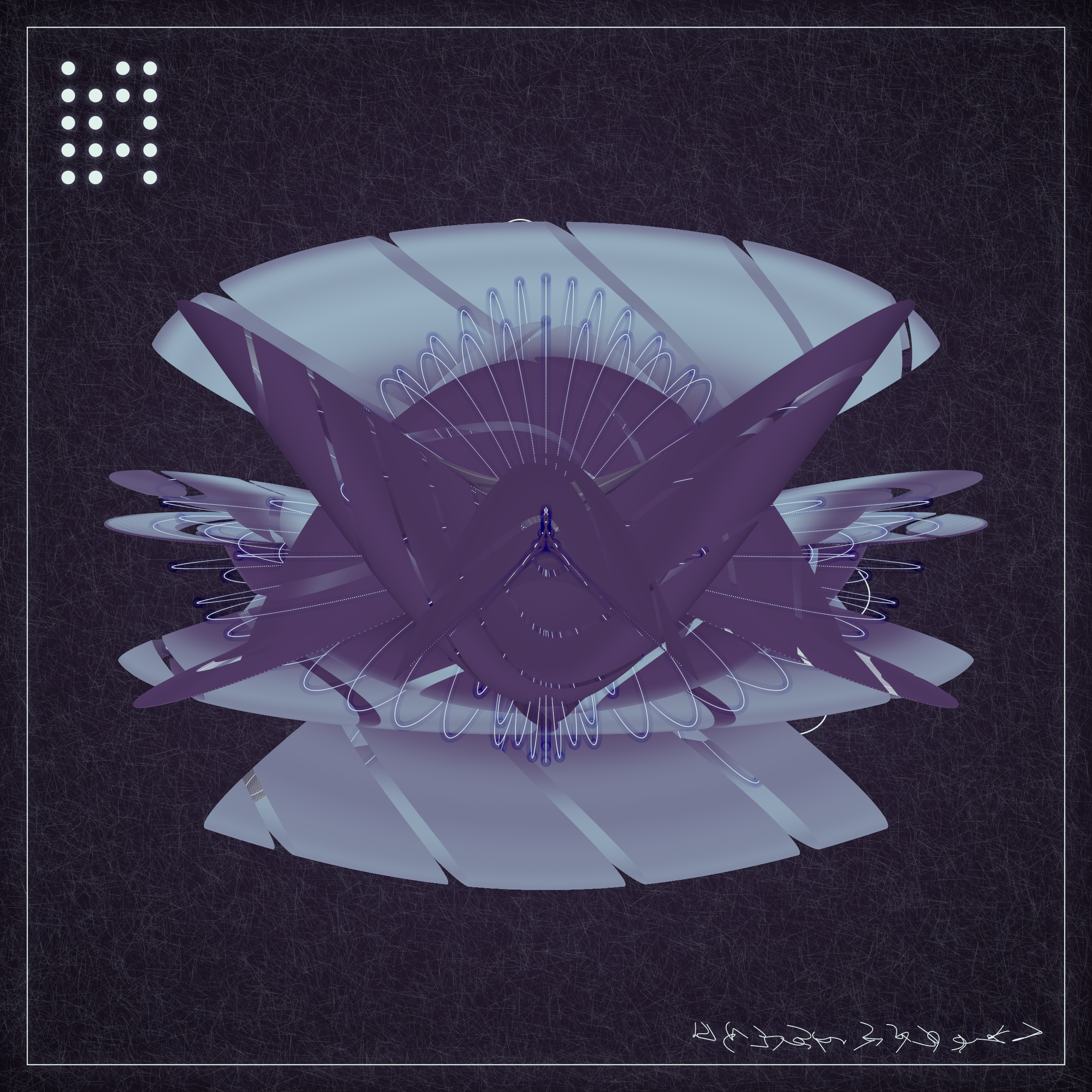 Art Blocks - Art Blocks v2 - Alien Insects #763 - NFT # 137000763