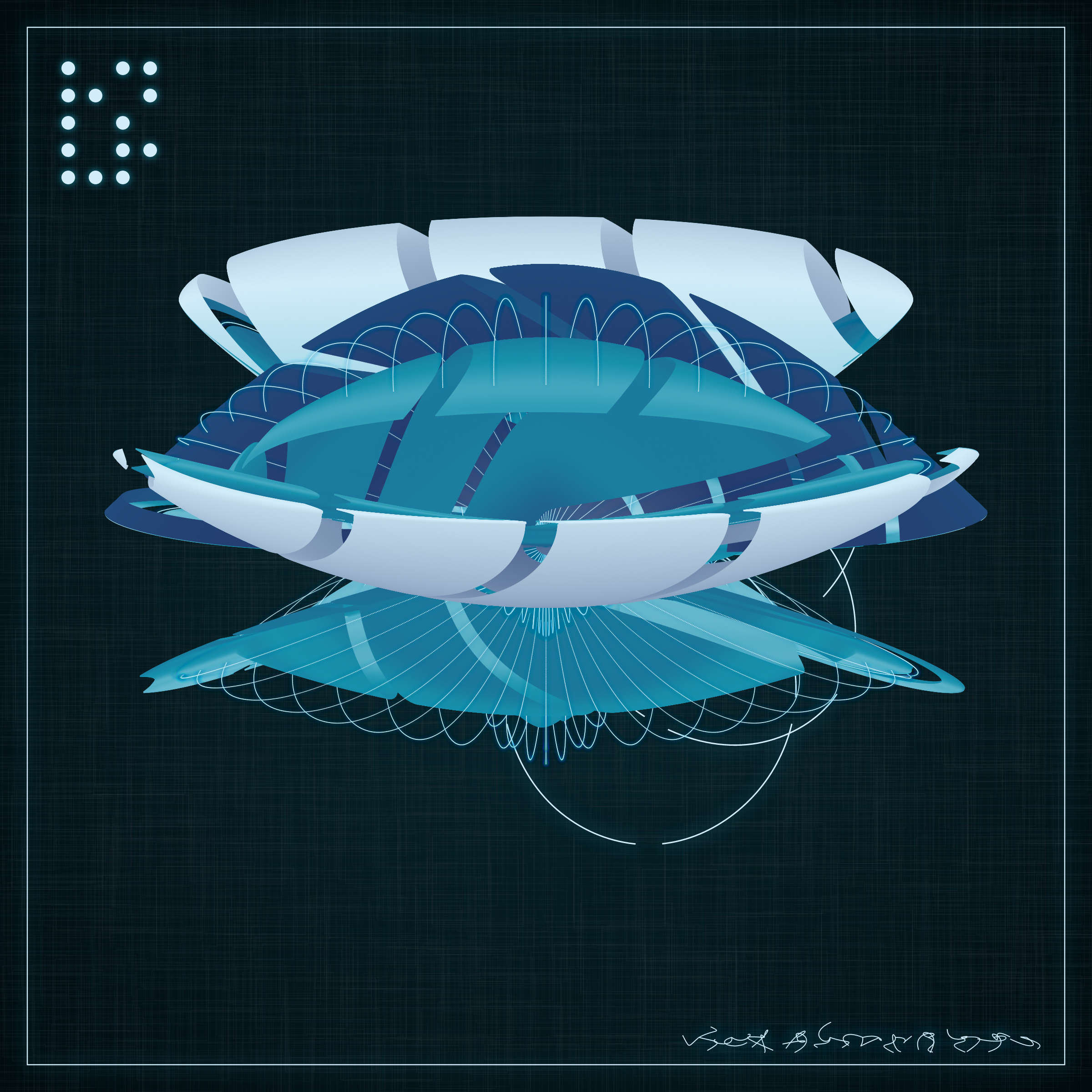 Art Blocks - Art Blocks v2 - Alien Insects #764 - NFT # 137000764