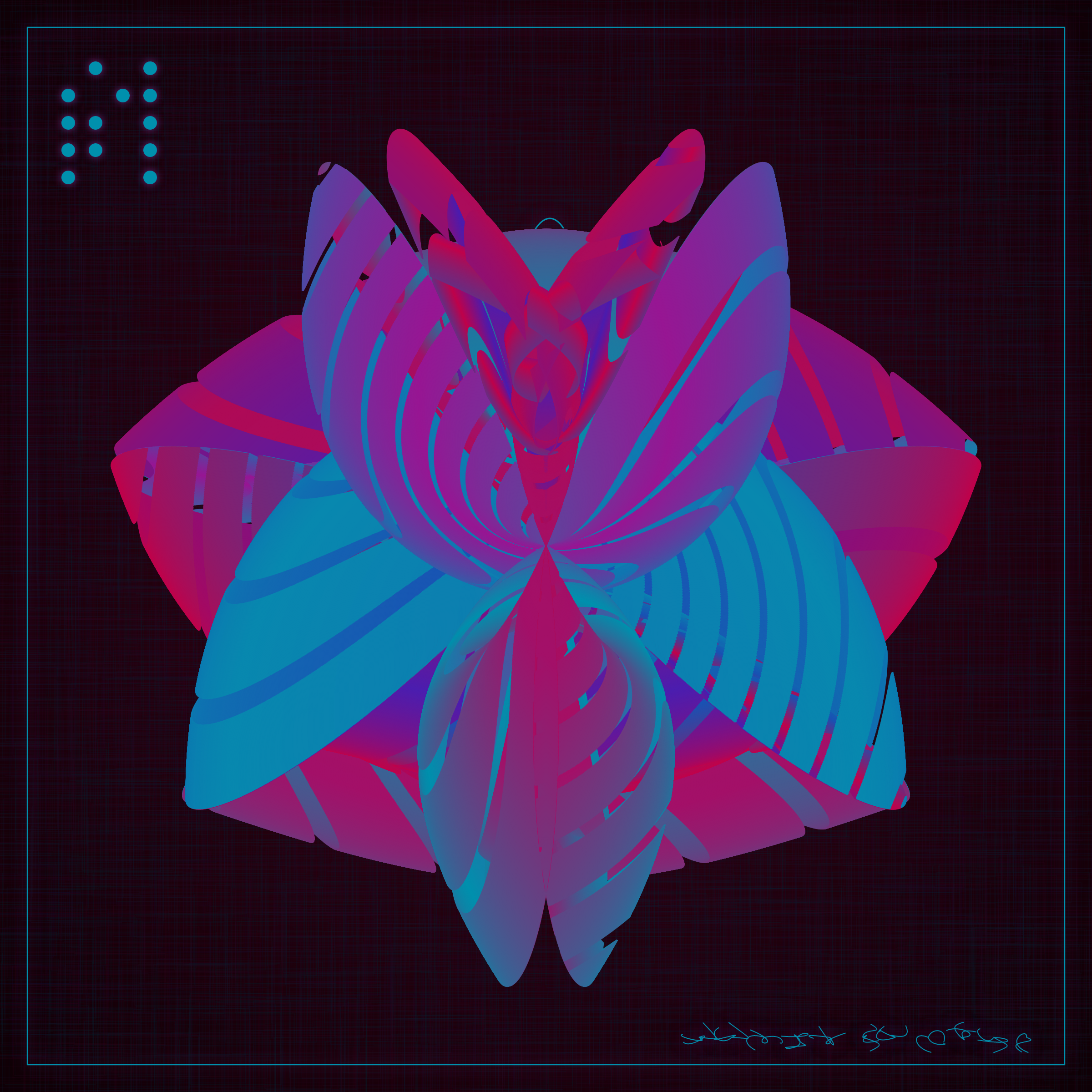 Art Blocks - Art Blocks v2 - Alien Insects #769 - NFT # 137000769