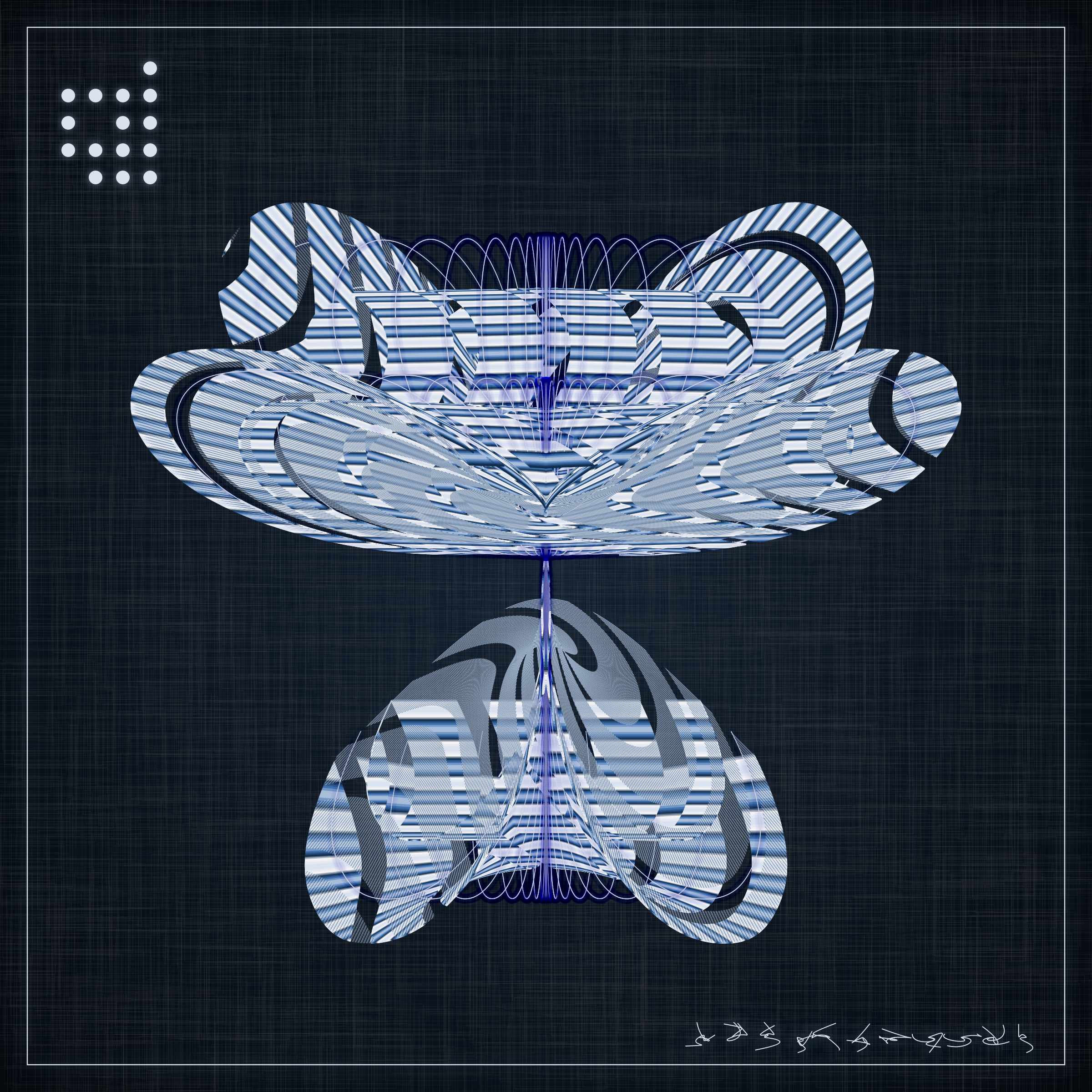 Art Blocks - Art Blocks v2 - Alien Insects #772 - NFT # 137000772