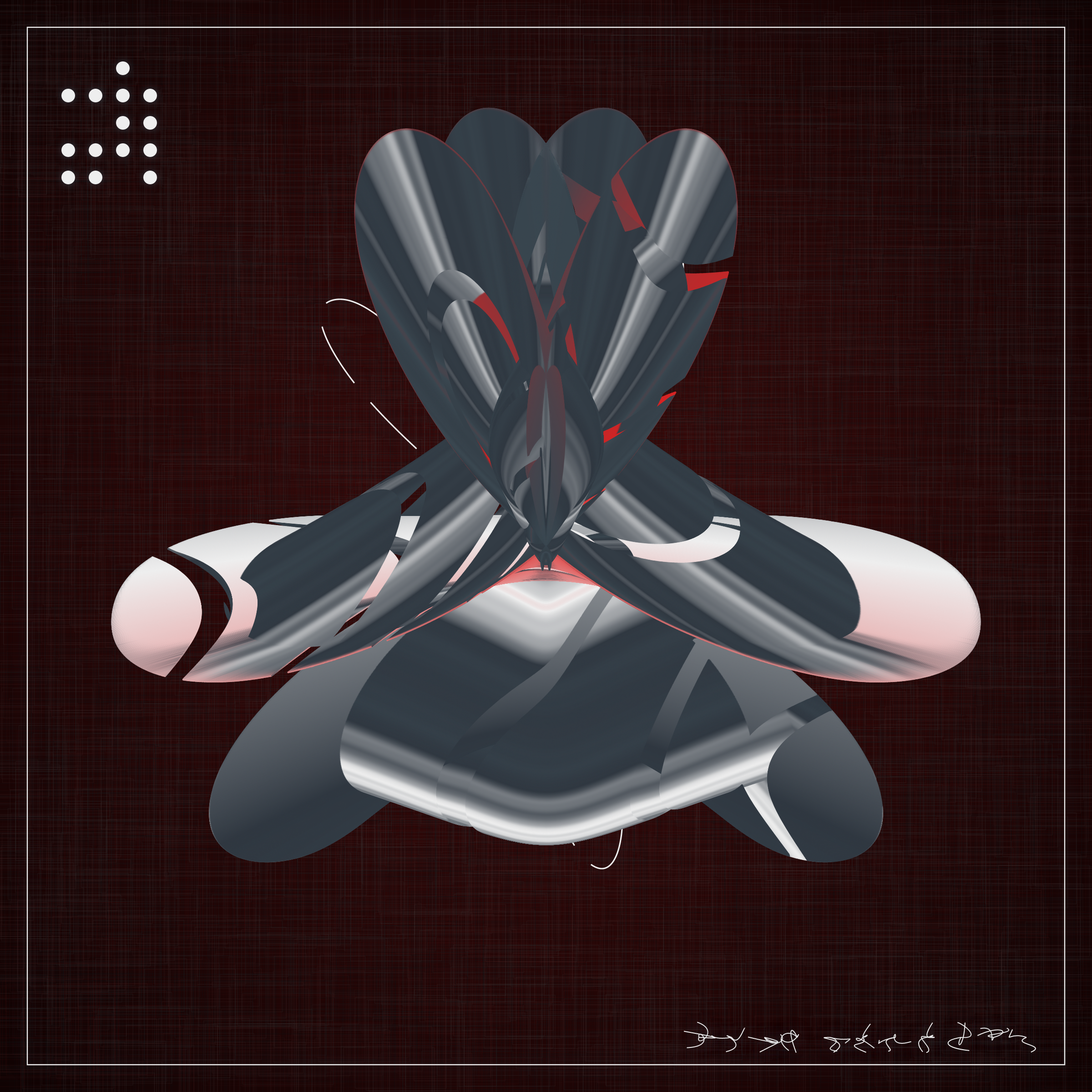 Art Blocks - Art Blocks v2 - Alien Insects #776 - NFT # 137000776