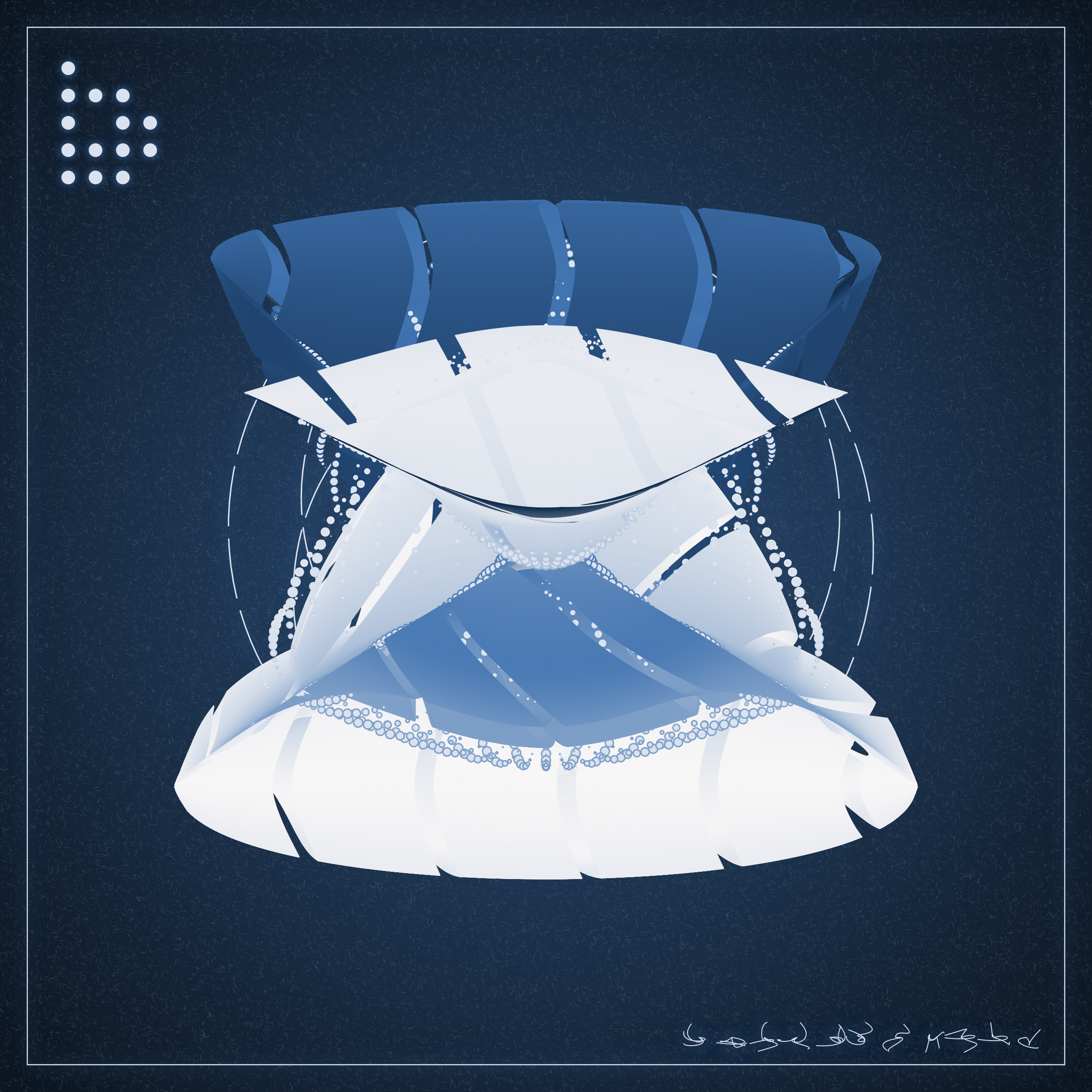 Art Blocks - Art Blocks v2 - Alien Insects #777 - NFT # 137000777