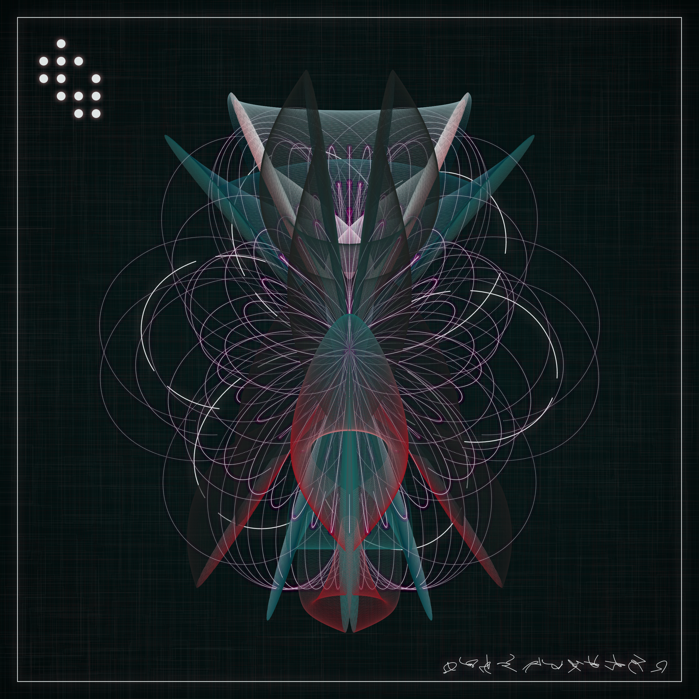 Art Blocks - Art Blocks v2 - Alien Insects #778 - NFT # 137000778