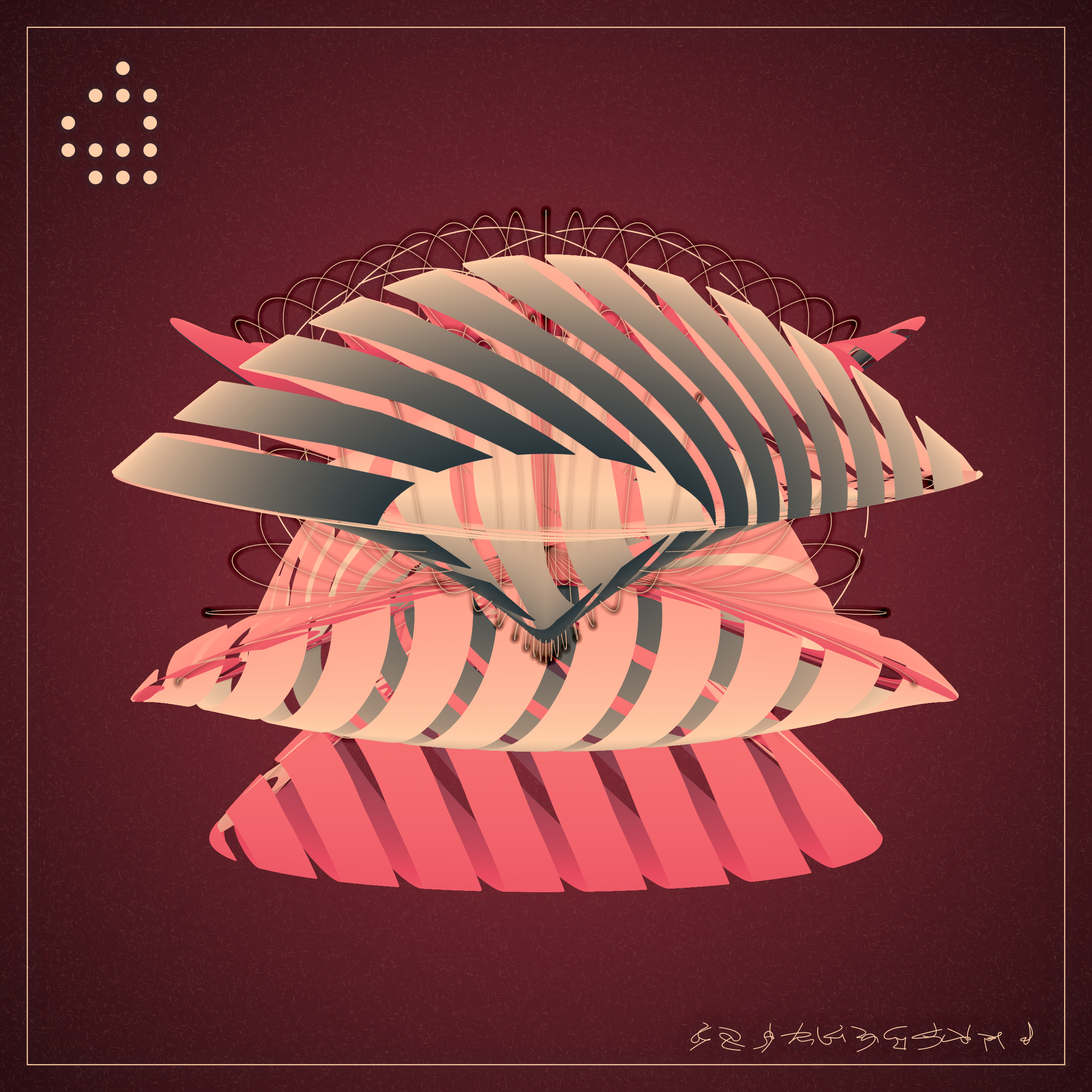 Art Blocks - Art Blocks v2 - Alien Insects #786 - NFT # 137000786