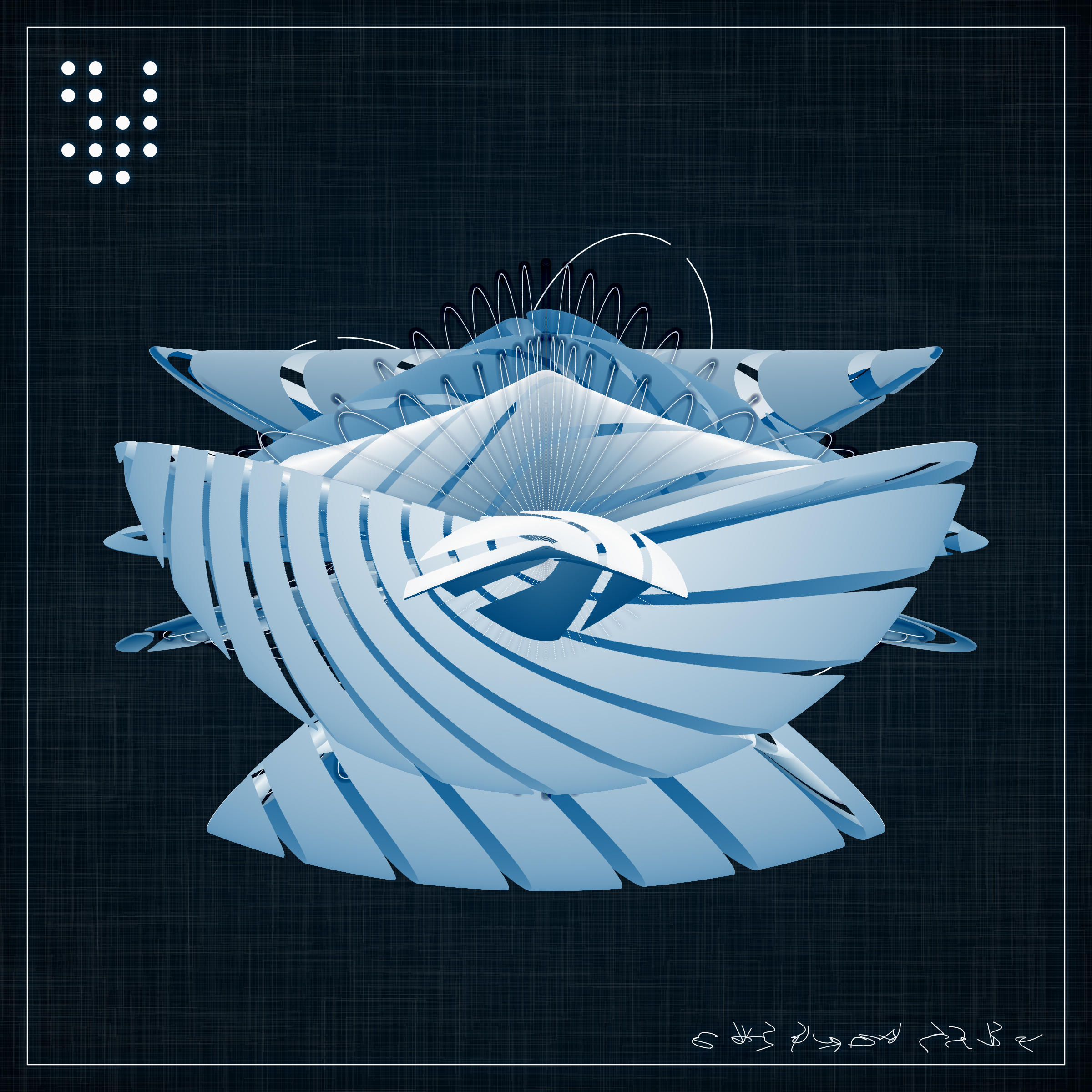 Art Blocks - Art Blocks v2 - Alien Insects #787 - NFT # 137000787