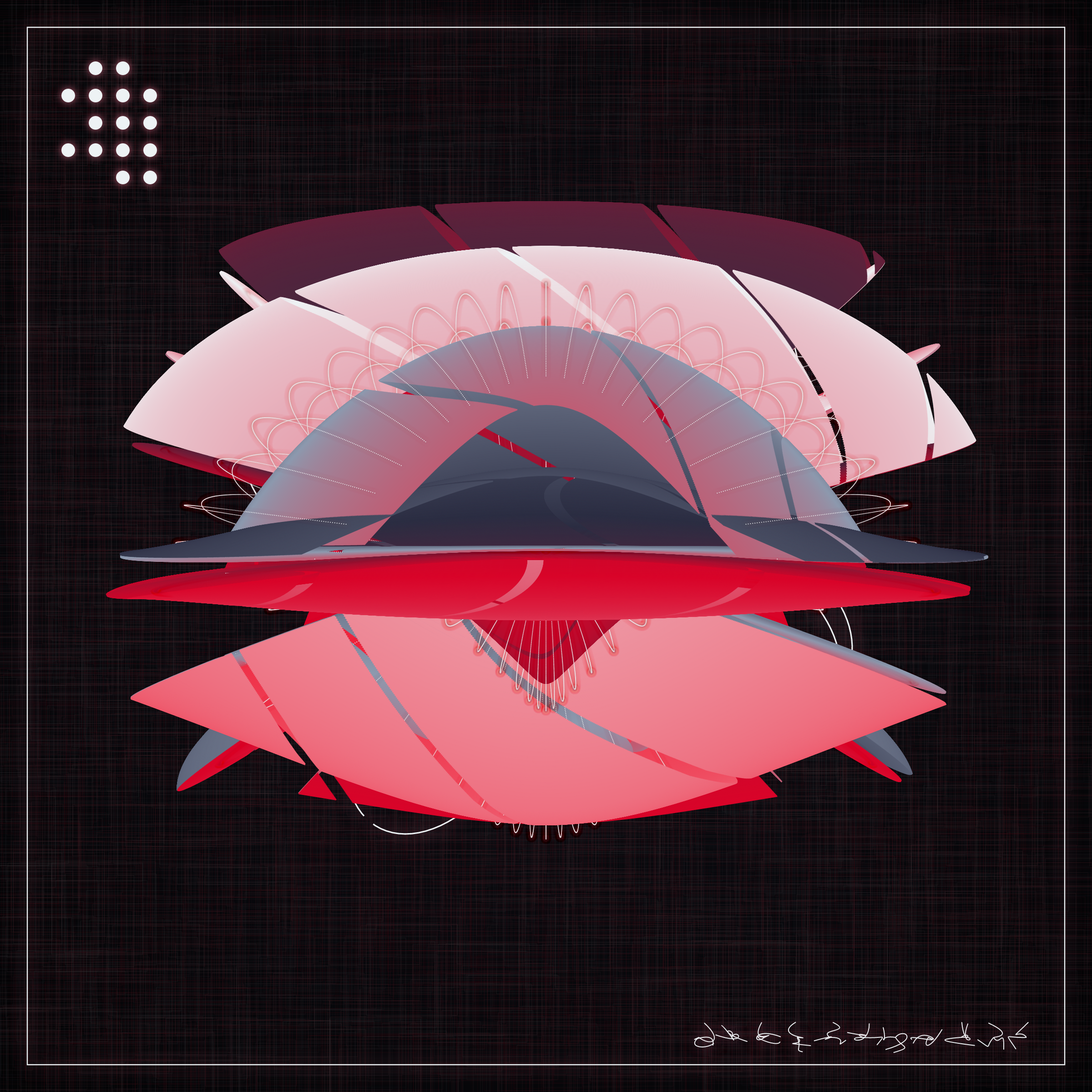 Art Blocks - Art Blocks v2 - Alien Insects #796 - NFT # 137000796