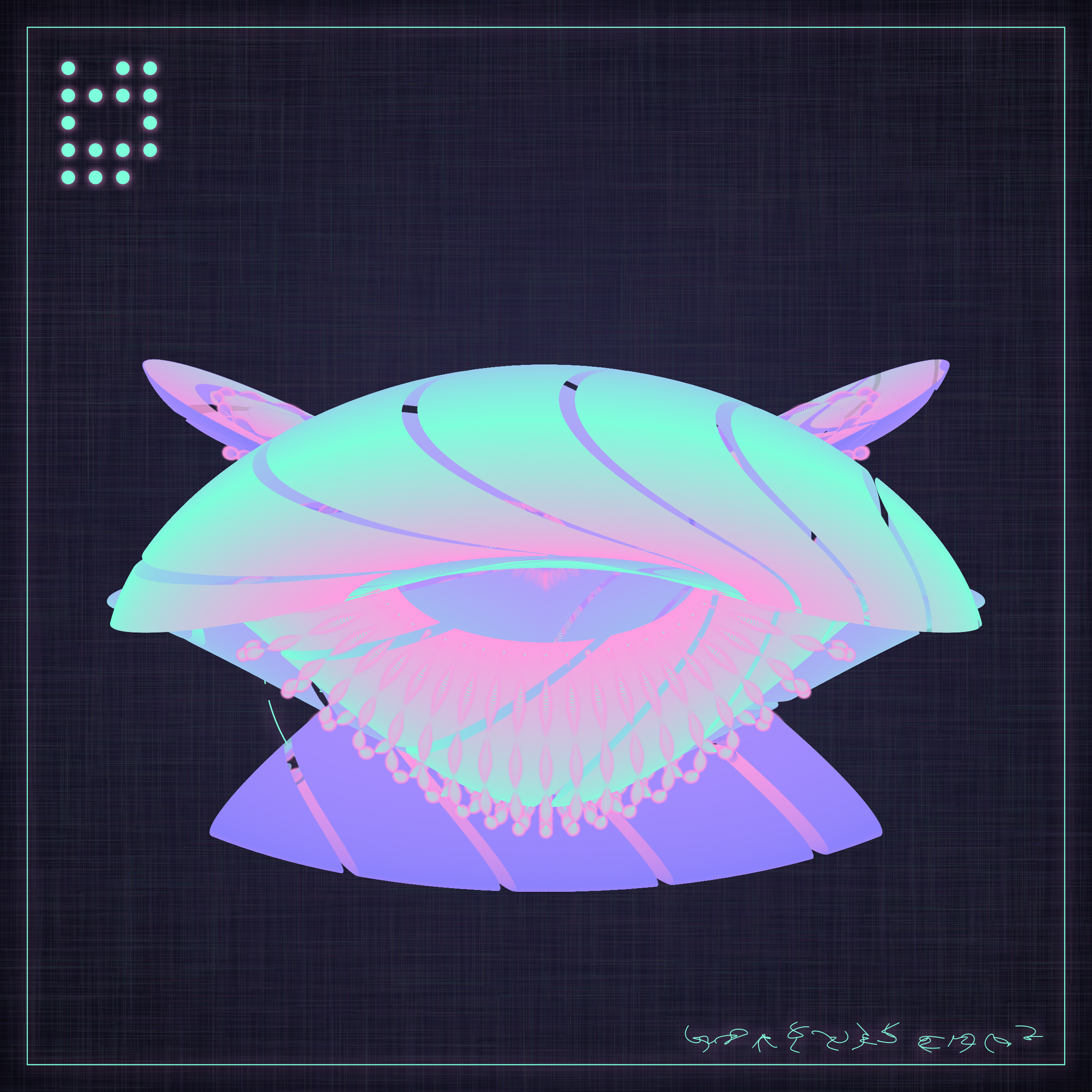 Art Blocks - Art Blocks v2 - Alien Insects #798 - NFT # 137000798