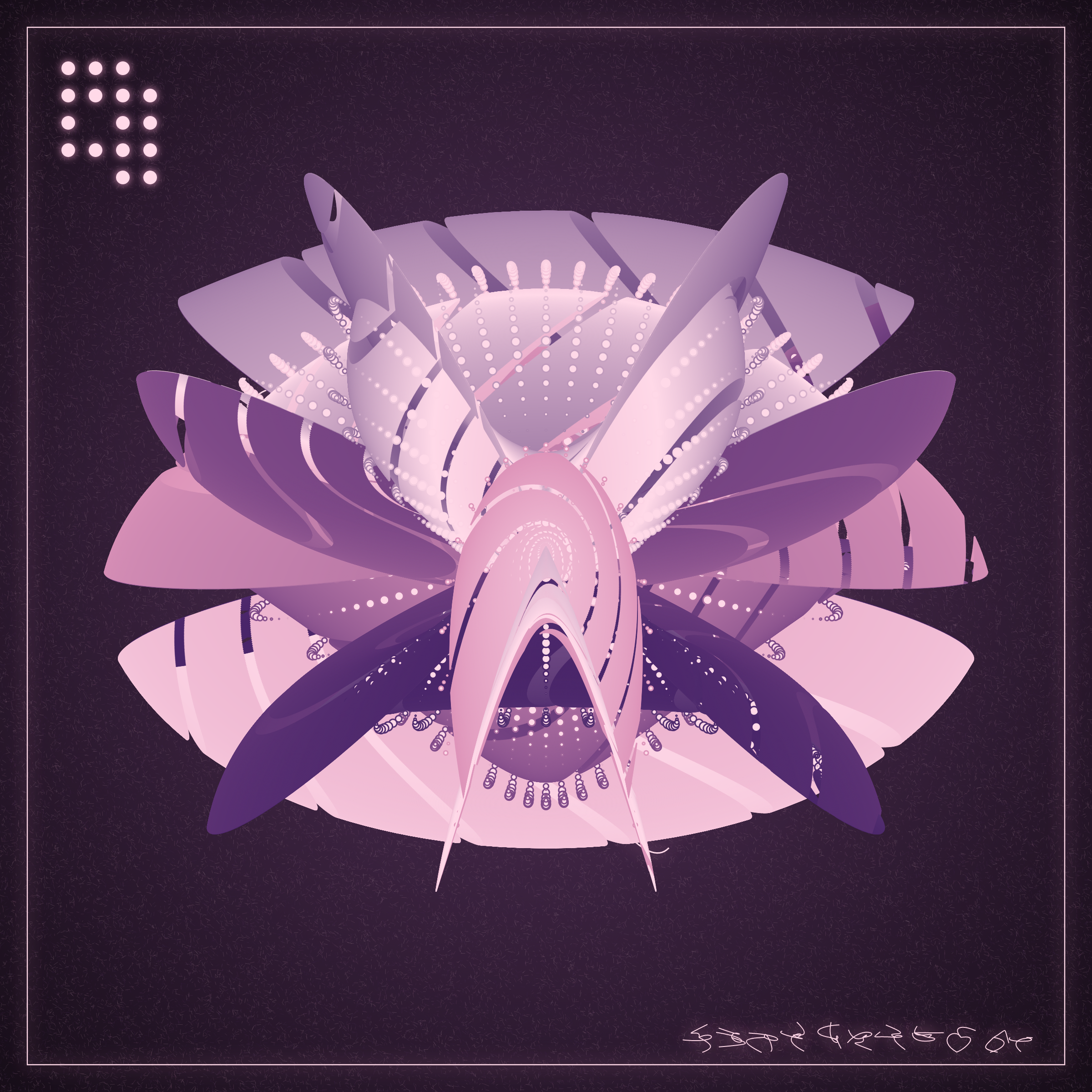 Art Blocks - Art Blocks v2 - Alien Insects #799 - NFT # 137000799