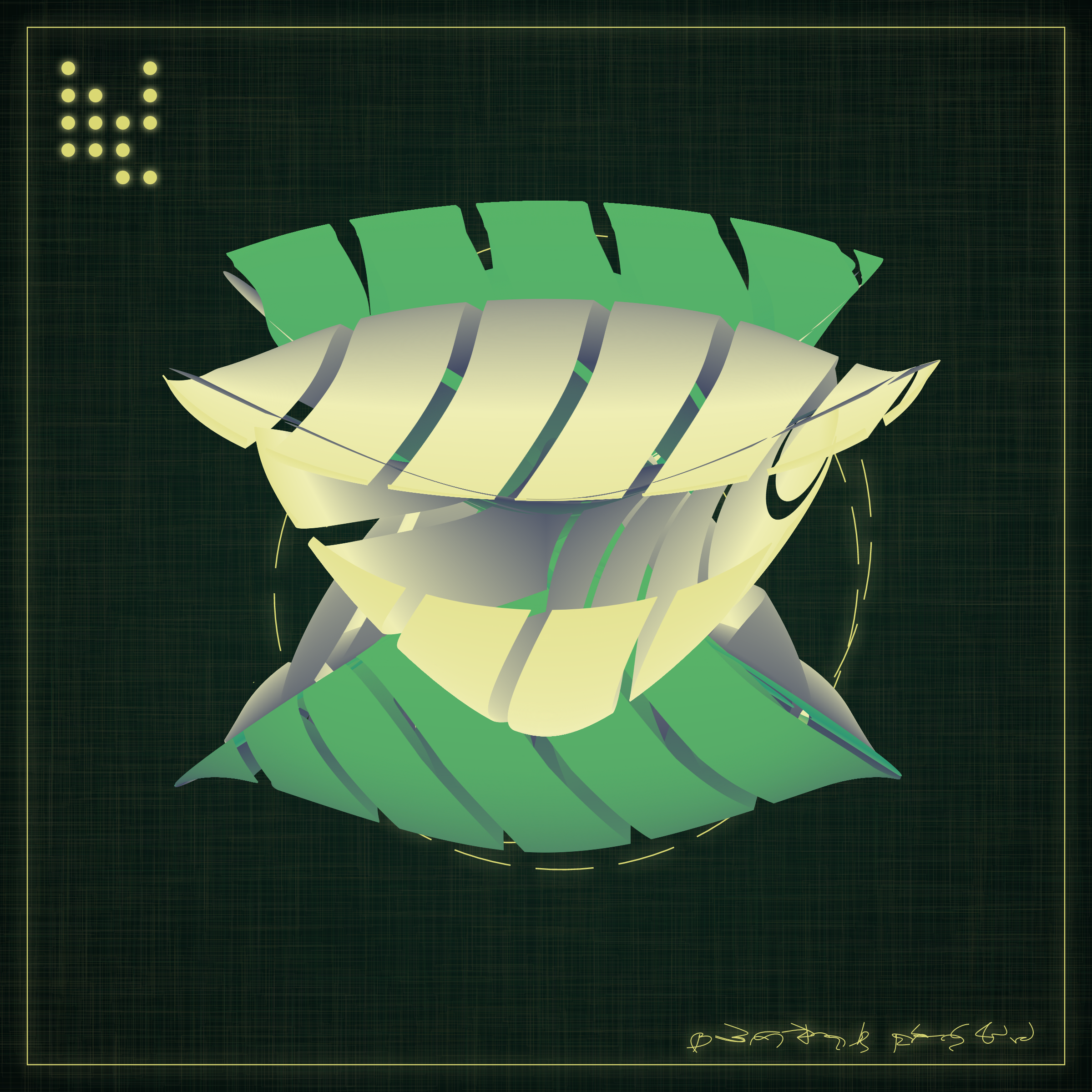 Art Blocks - Art Blocks v2 - Alien Insects #802 - NFT # 137000802