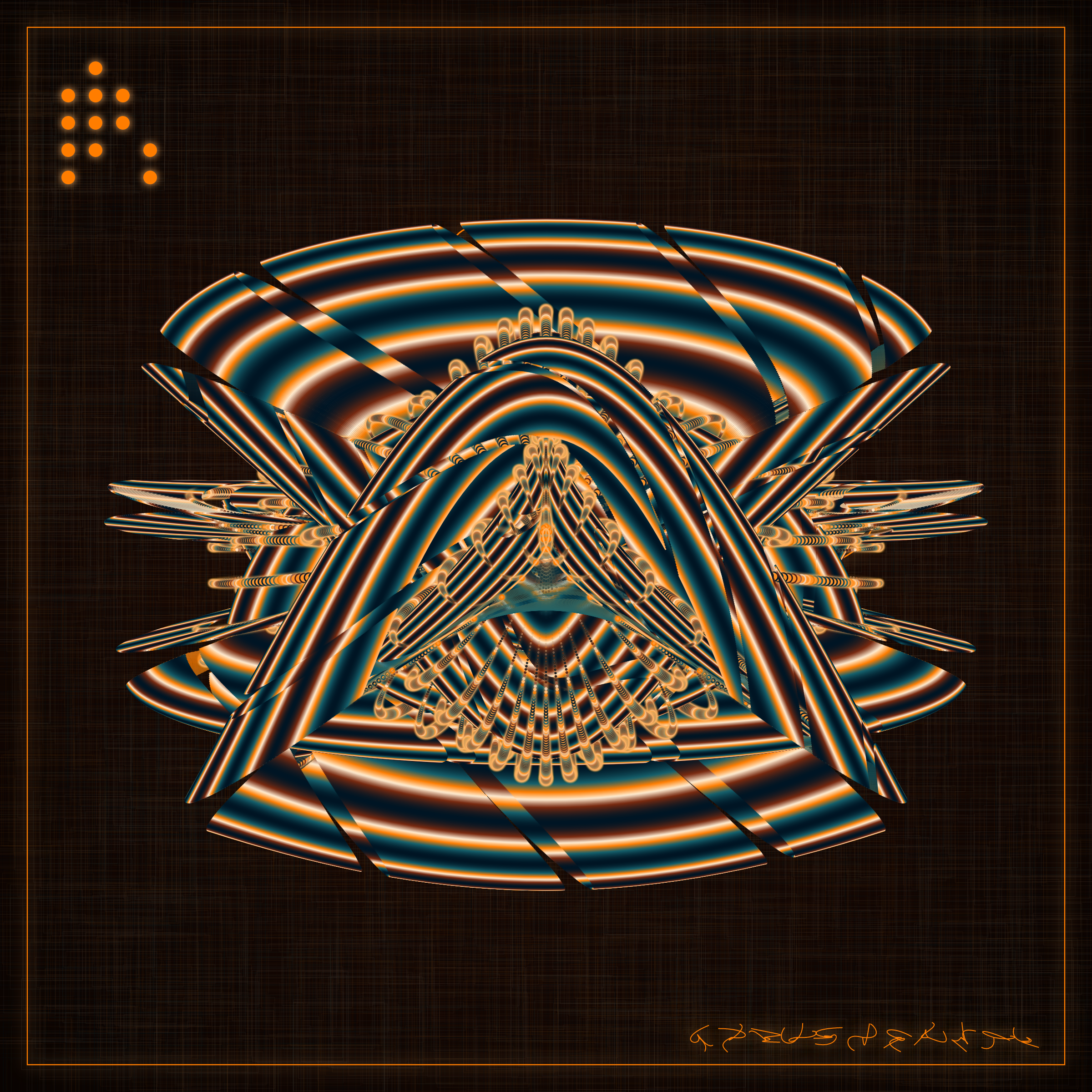 Art Blocks - Art Blocks v2 - Alien Insects #803 - NFT # 137000803