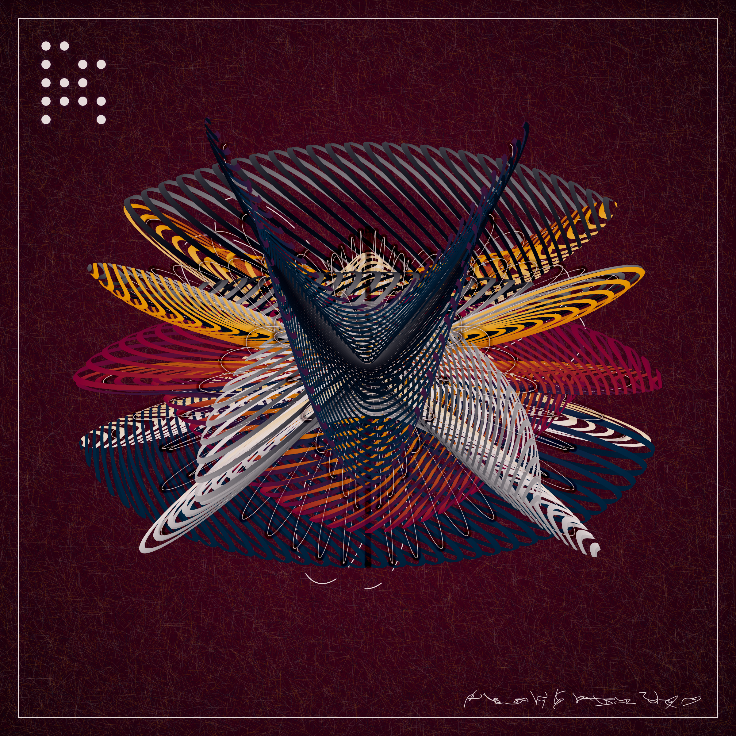 Art Blocks - Art Blocks v2 - Alien Insects #805 - NFT # 137000805