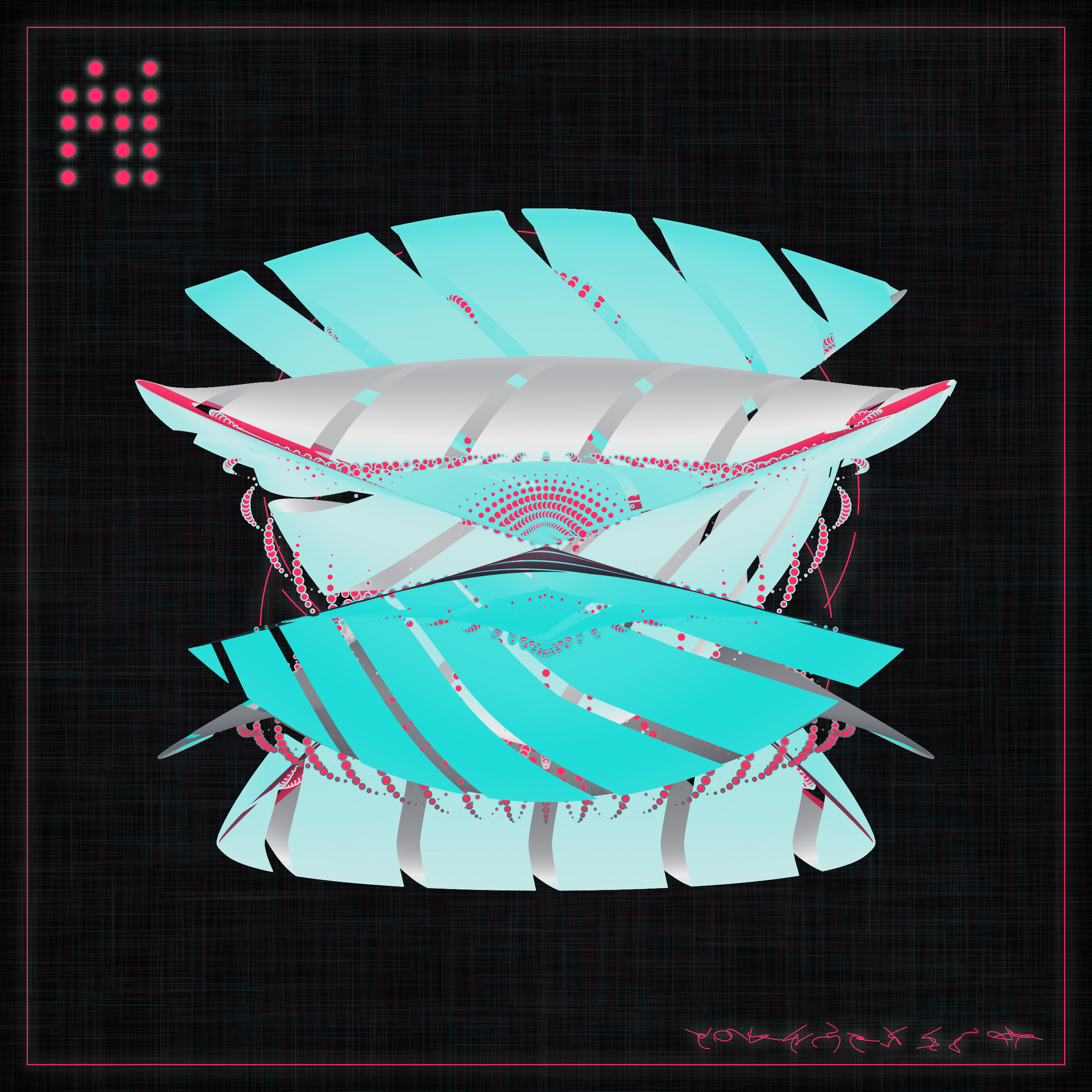 Art Blocks - Art Blocks v2 - Alien Insects #806 - NFT # 137000806