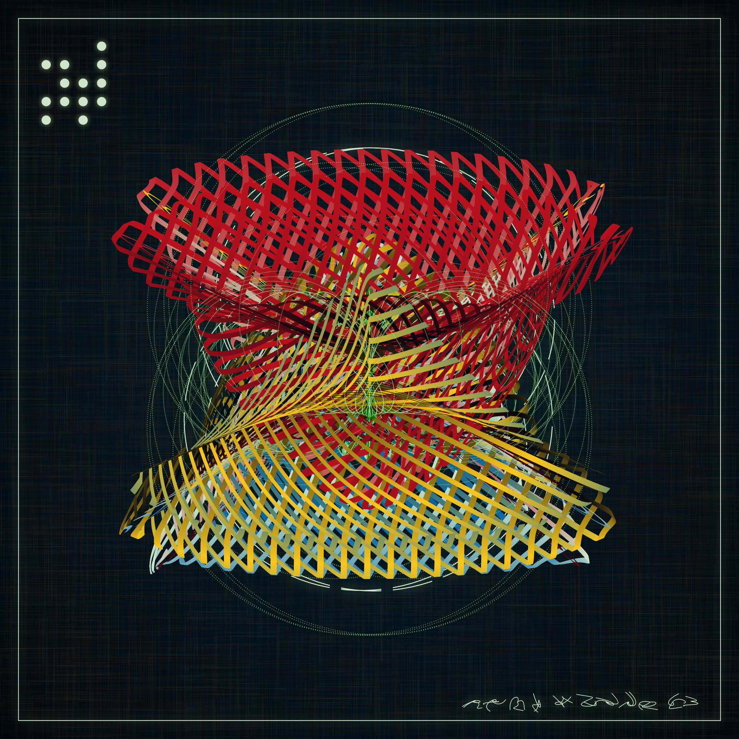 Art Blocks - Art Blocks v2 - Alien Insects #809 - NFT # 137000809